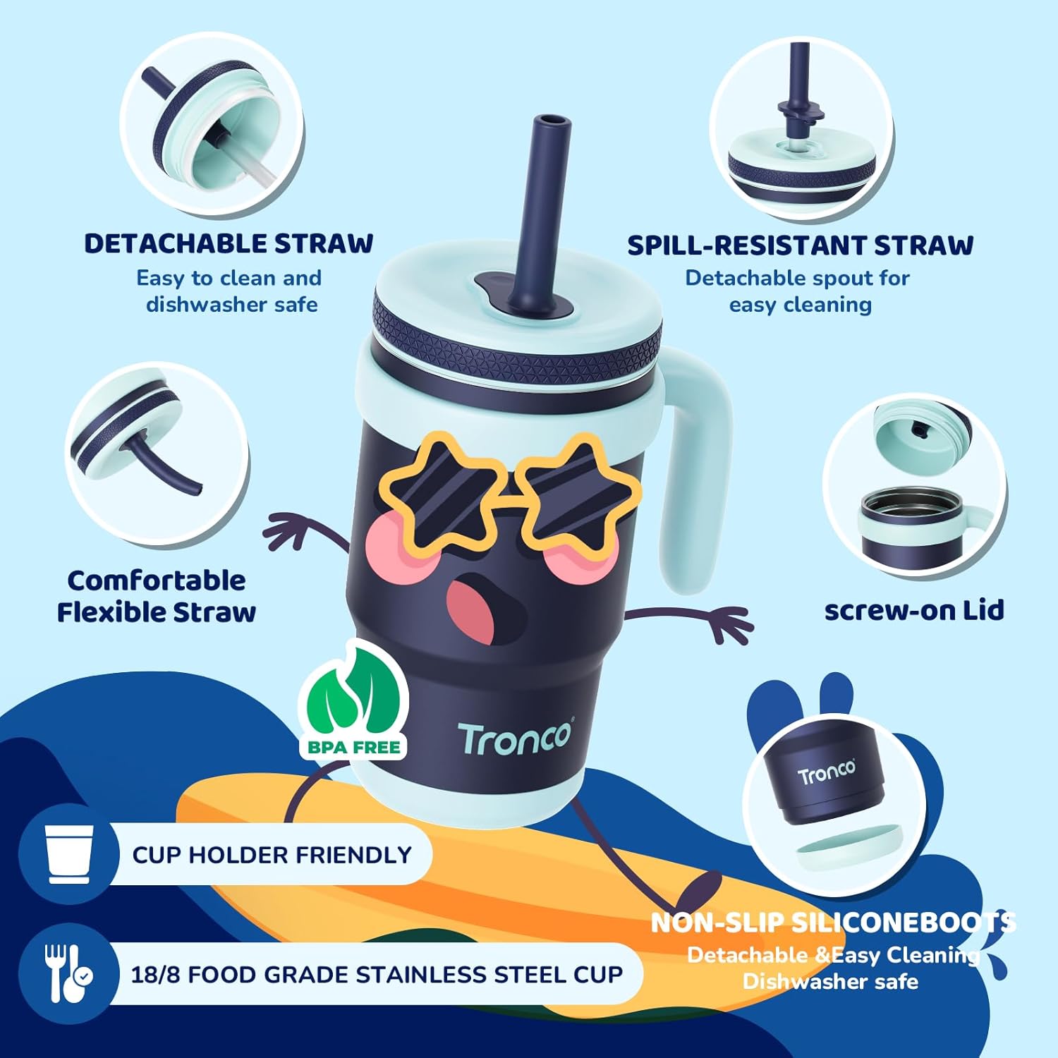 Fun Insulated Tumbler for Kids