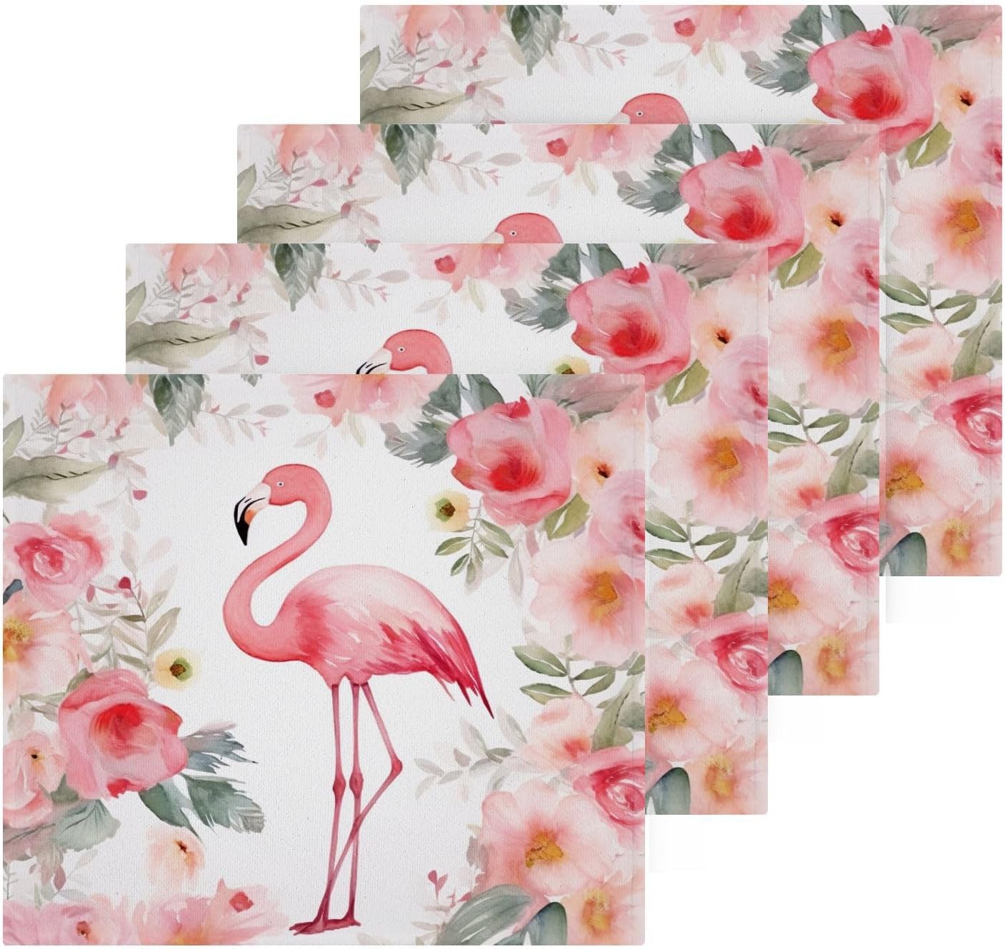 Pink Flamingo Washcloth Set - 2-Pack