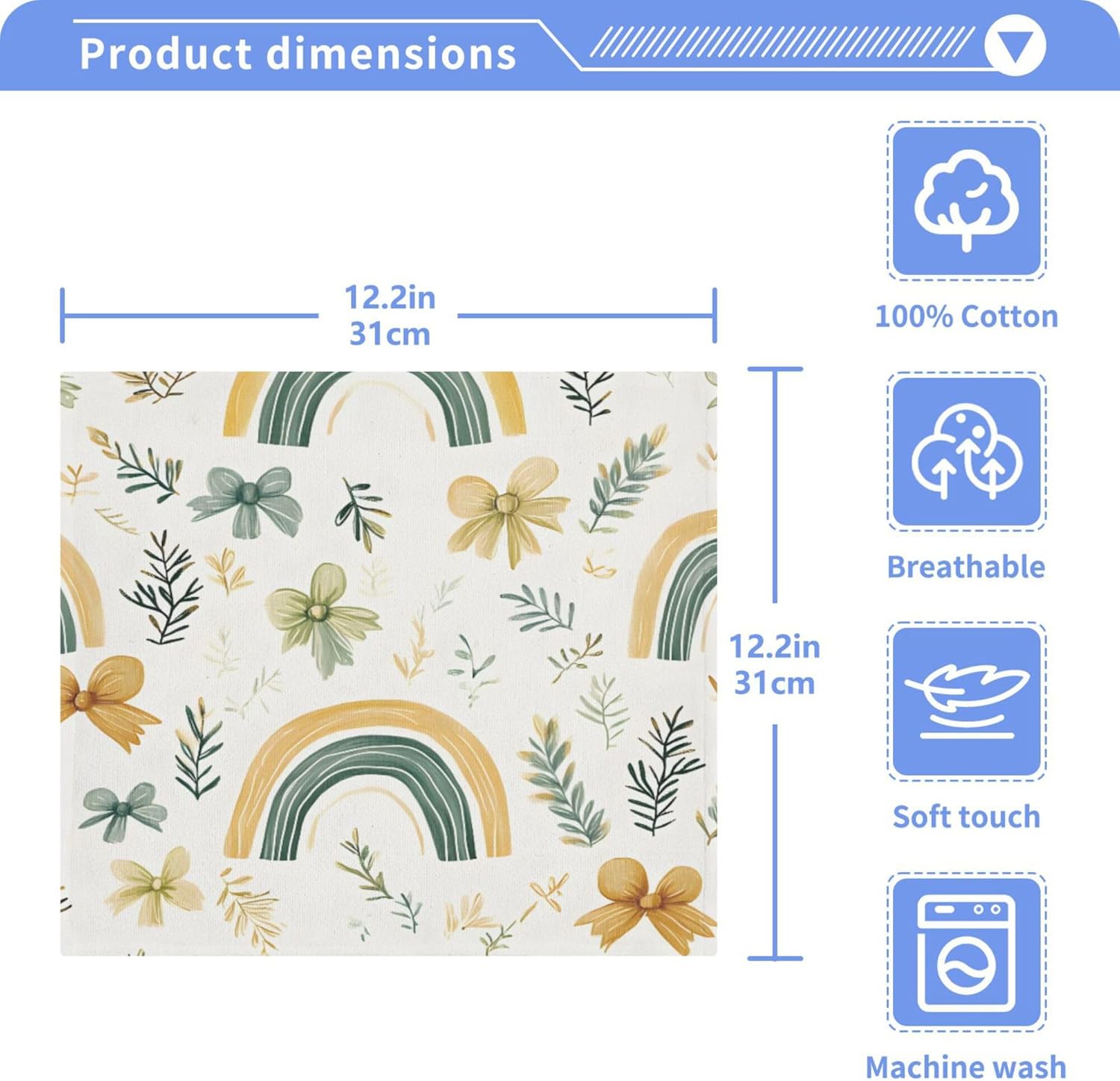 Xigua Washcloth Set - Fast Drying Multi-Purpose Hypoallergenic