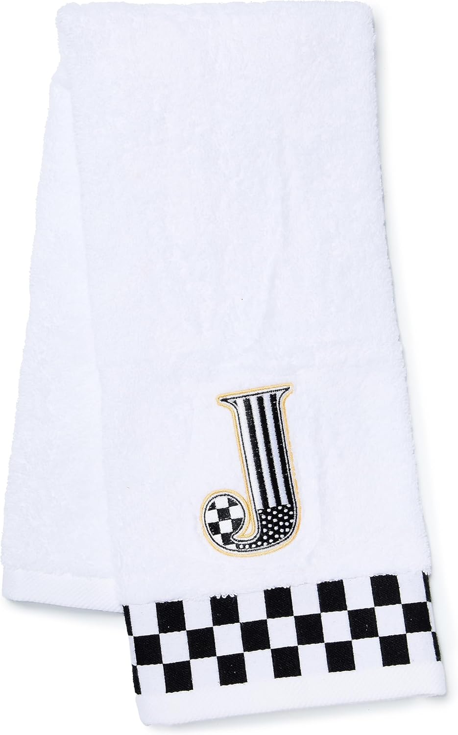 MACKENZIE-CHILDS Monogram Cotton Hand Towel for Bathroom or Kitchen