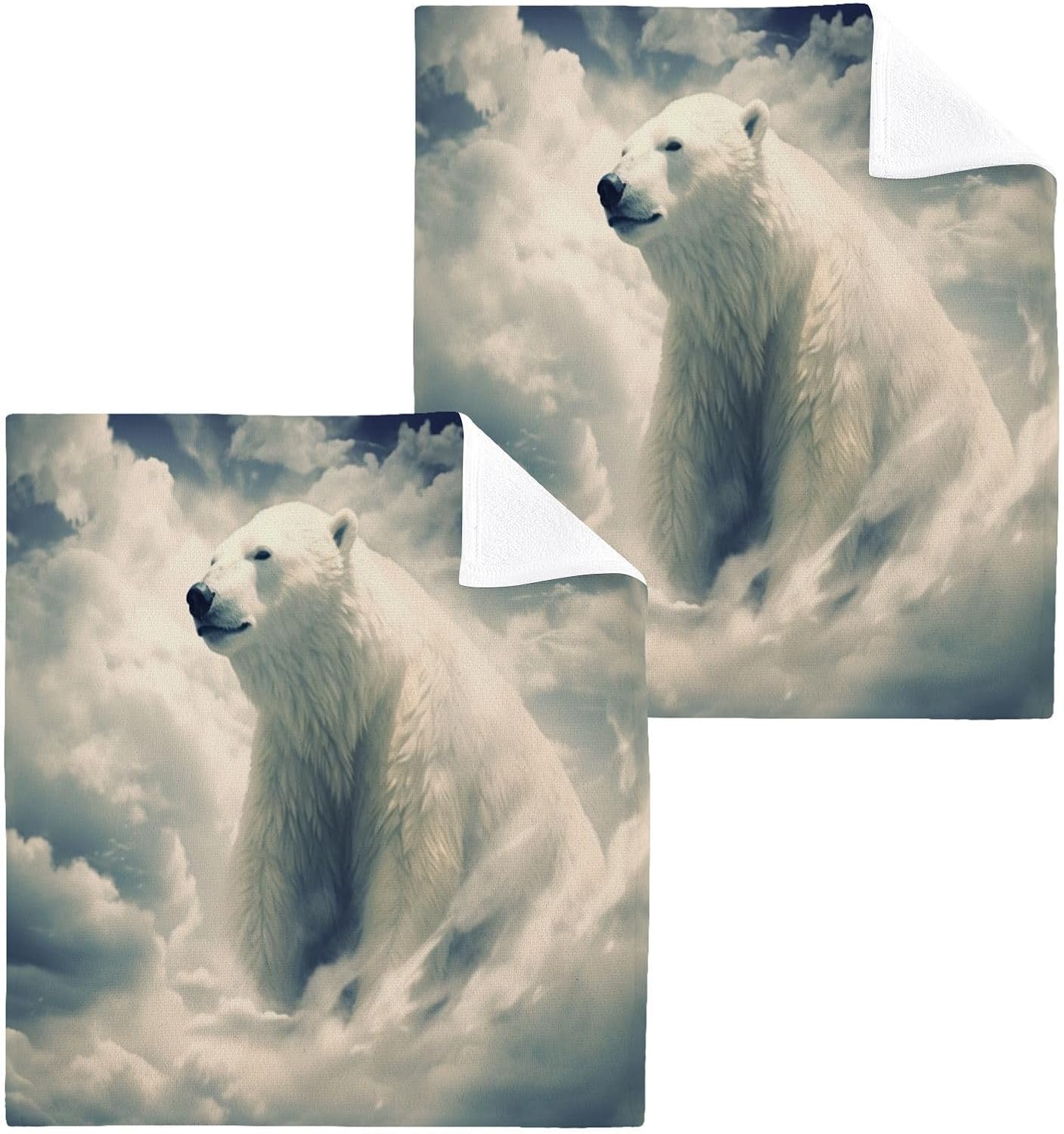 YettasbinPolar Bear Washcloth Set
