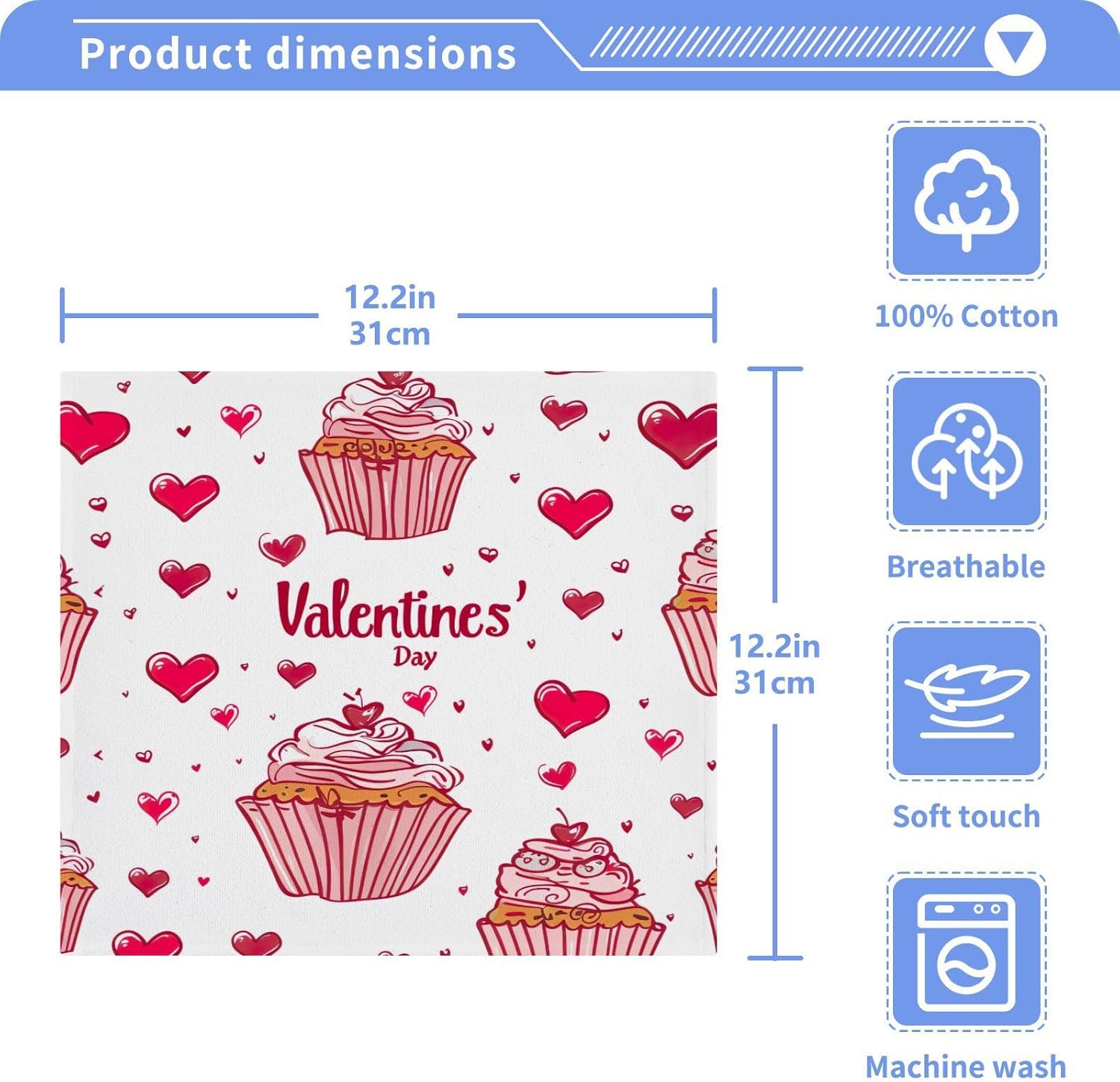 Cupcake Washcloth 2-Pack Set