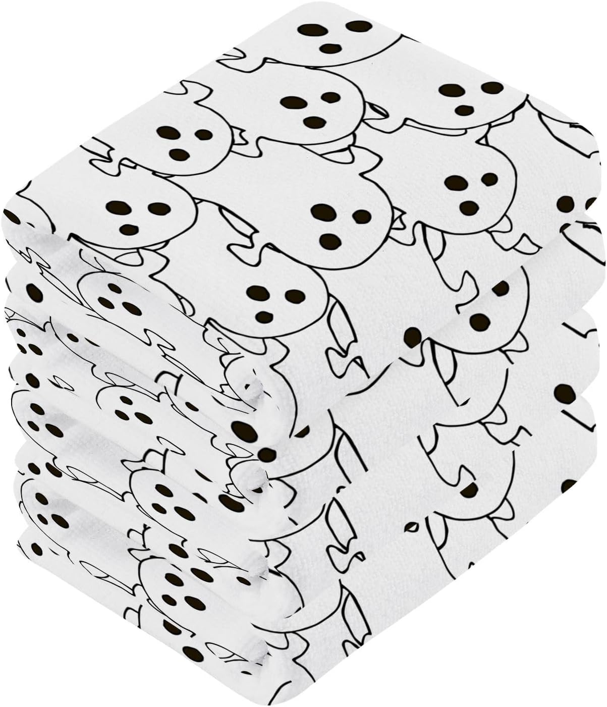 Halloween Ghost Washcloths 2 Pack