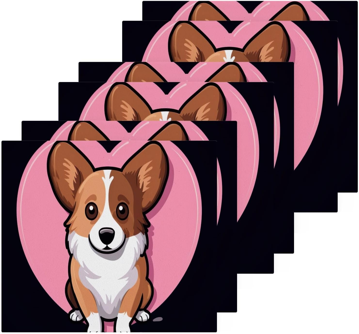 Corgi Dog Washcloth Set