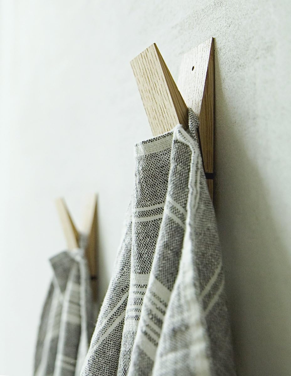 Set of 2 LinenMe Hand Towels 18x26 Graphite Europe-Made