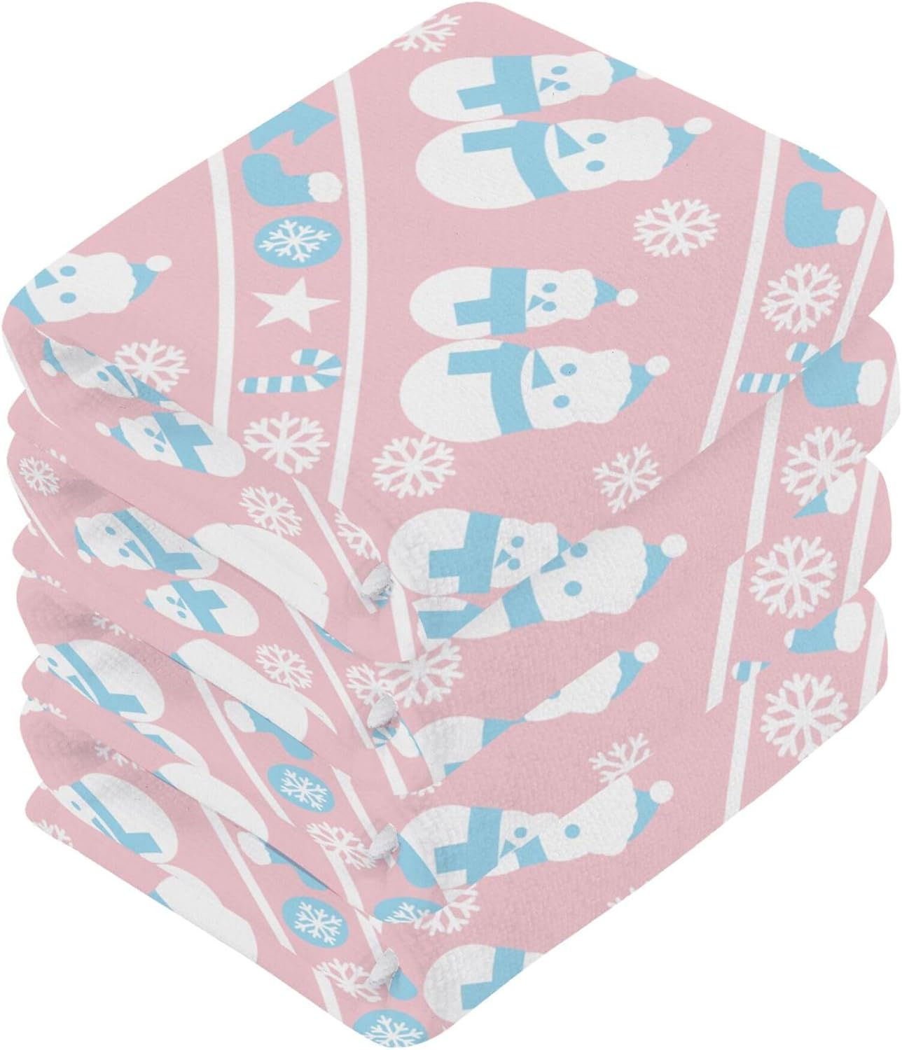 Xigua Christmas Snowman Washcloth Set