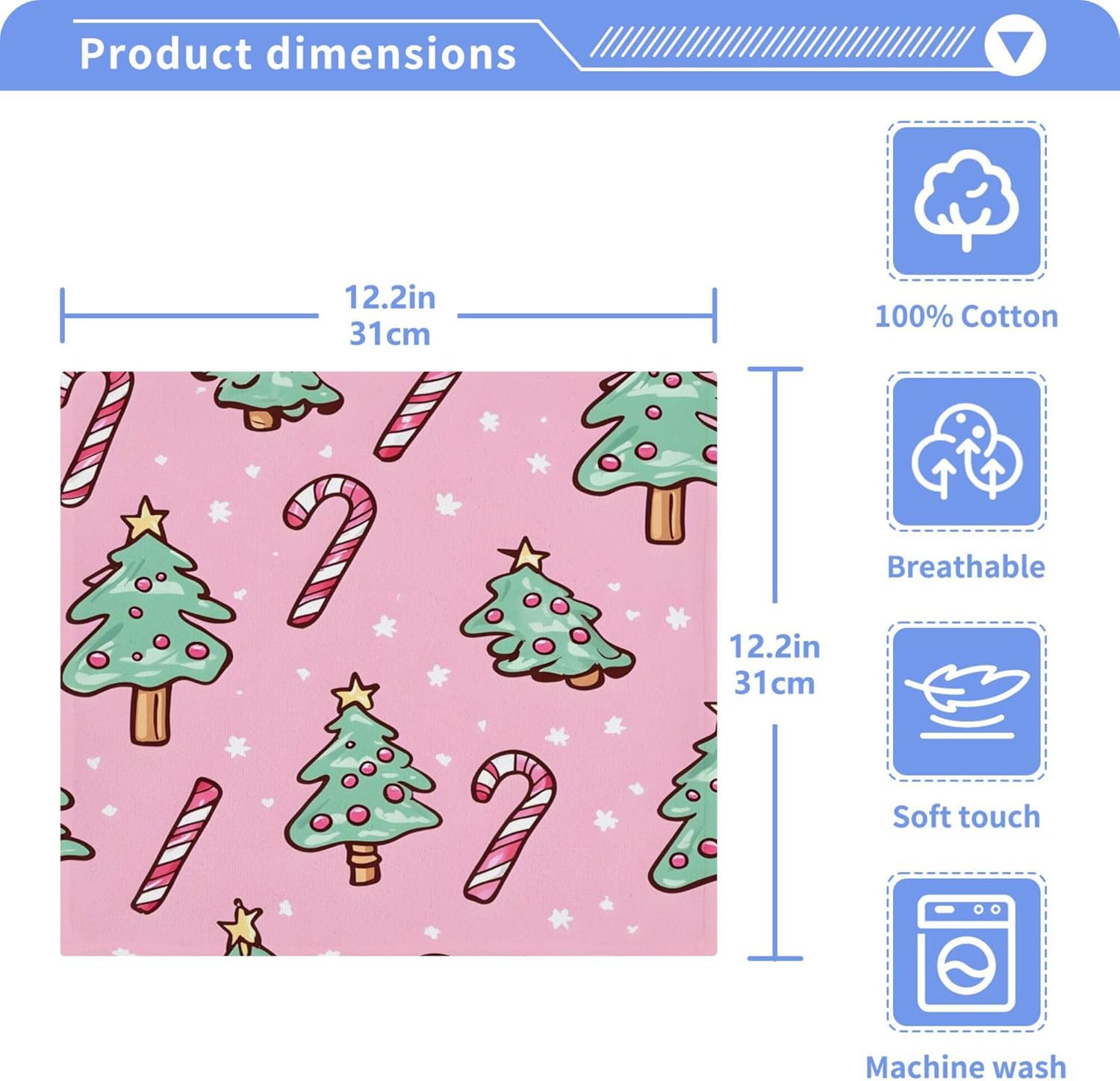 Choco-T santa Kearis Washcloth Set