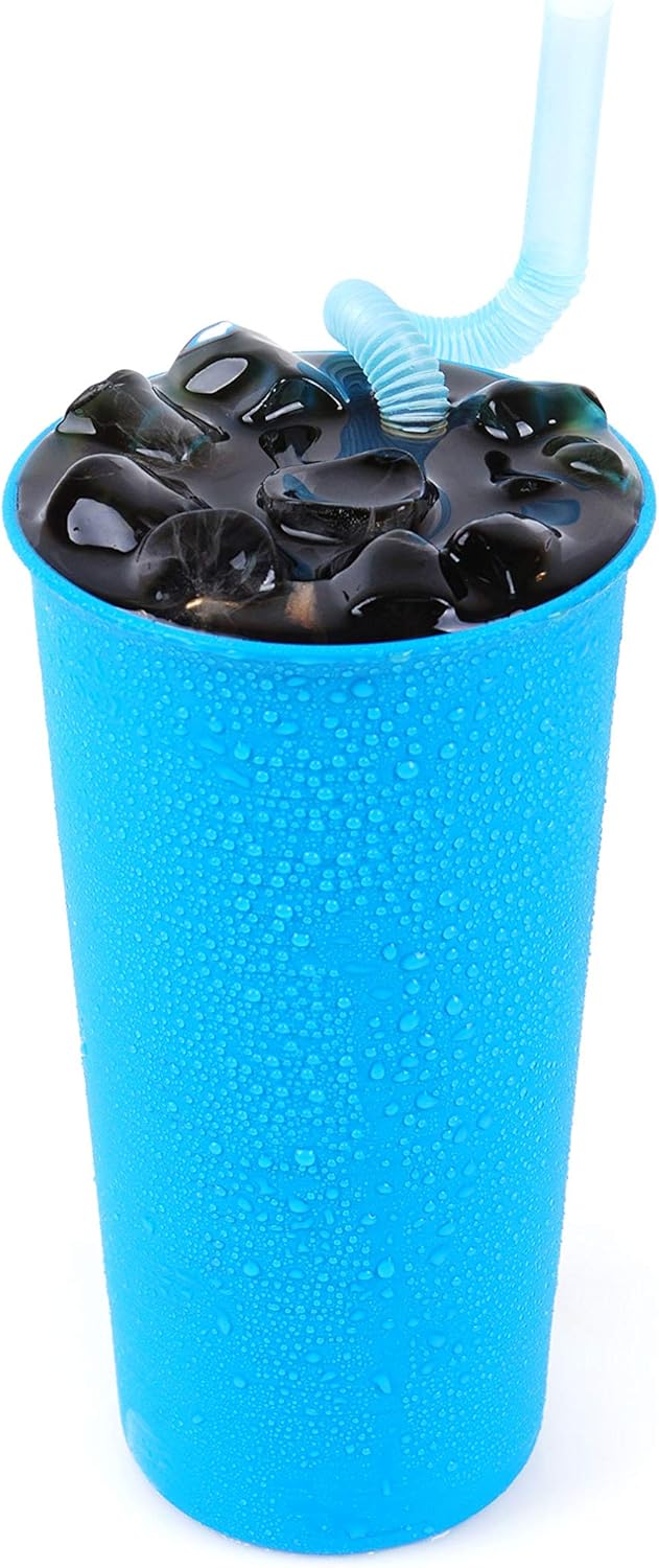 Contemporary Reusable Plastic Tumblers for Parties and Daily Use