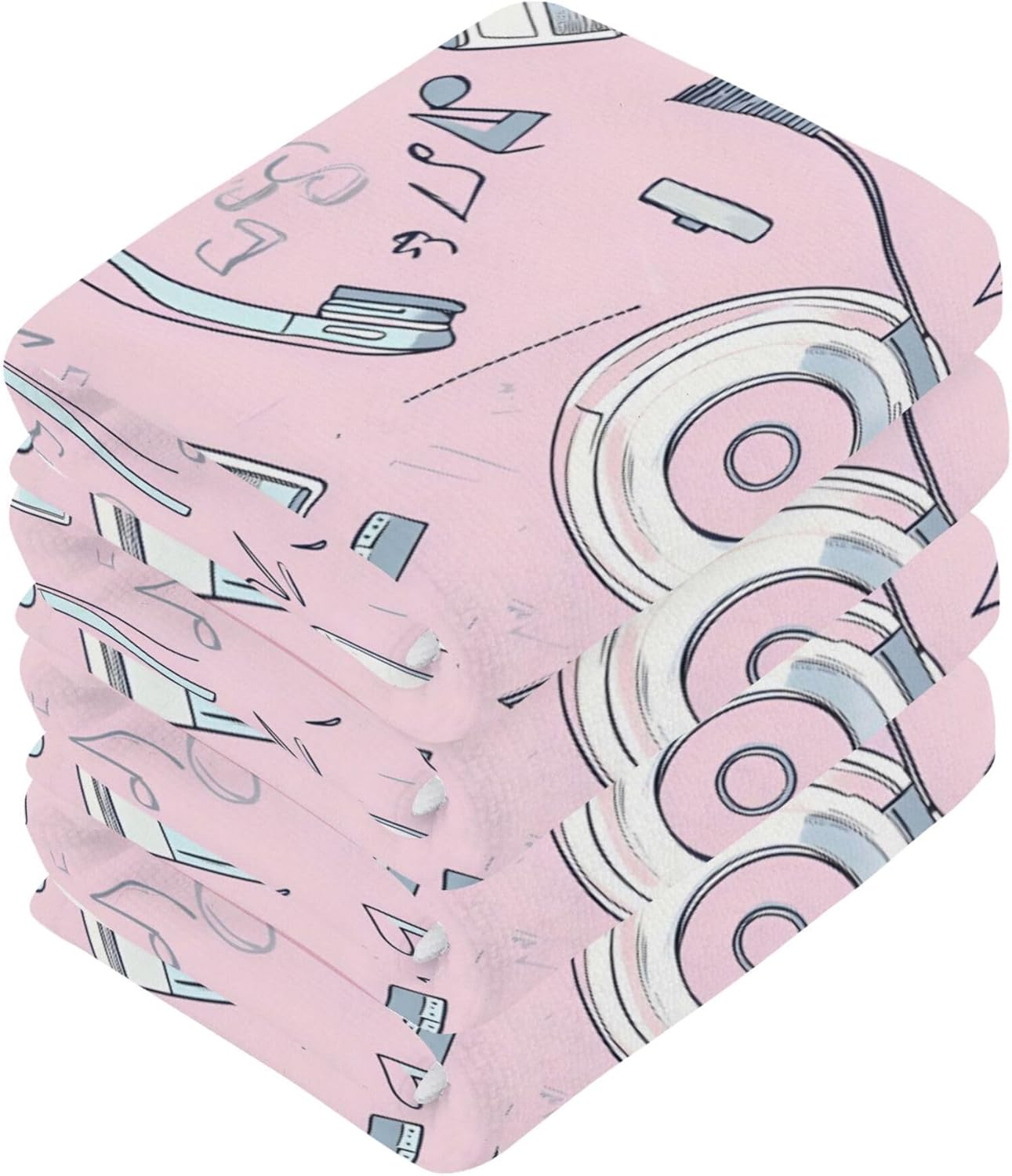 Premium Absorbent Cassette Tapes Washcloths for Fast Dry Individuals