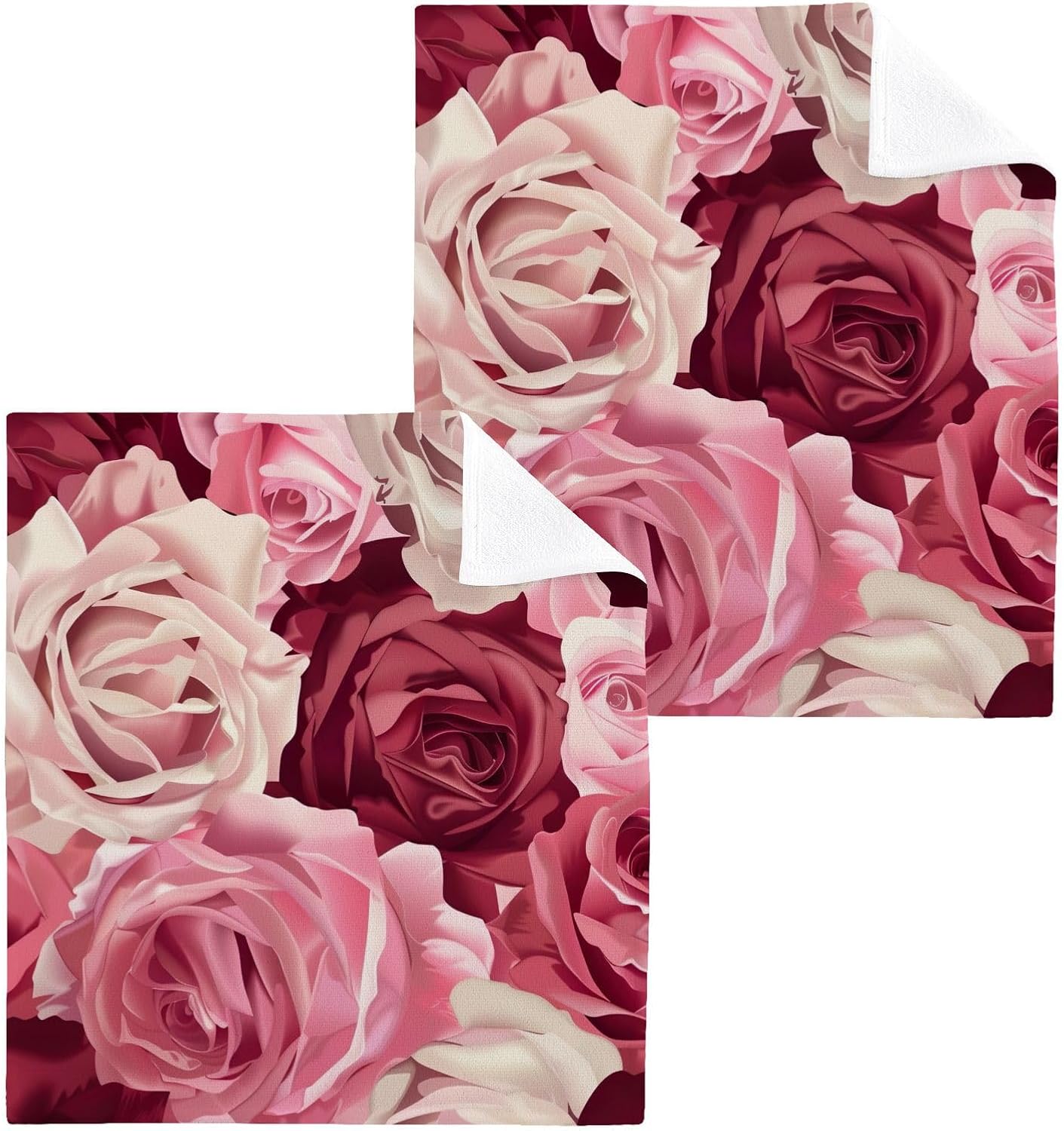 High-Quality Rose Washcloth Reusable 12x12 Towels for Baby Travel