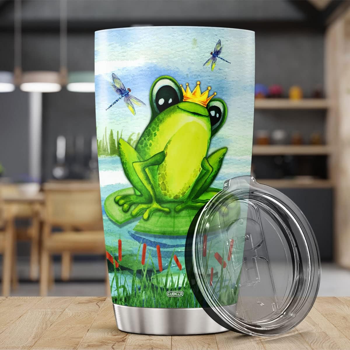 Frog Water Bottle for Girls