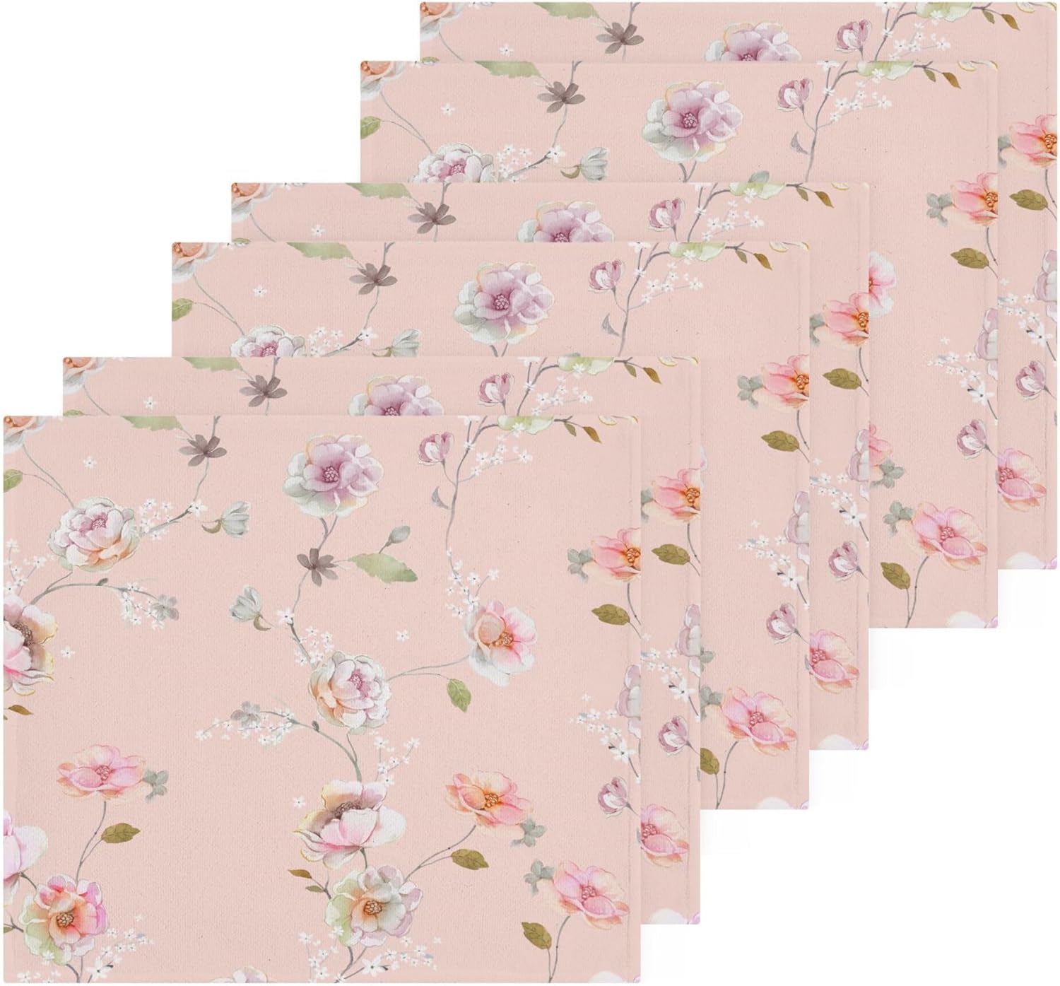 Xigua Beautiful Floral Washcloth Set