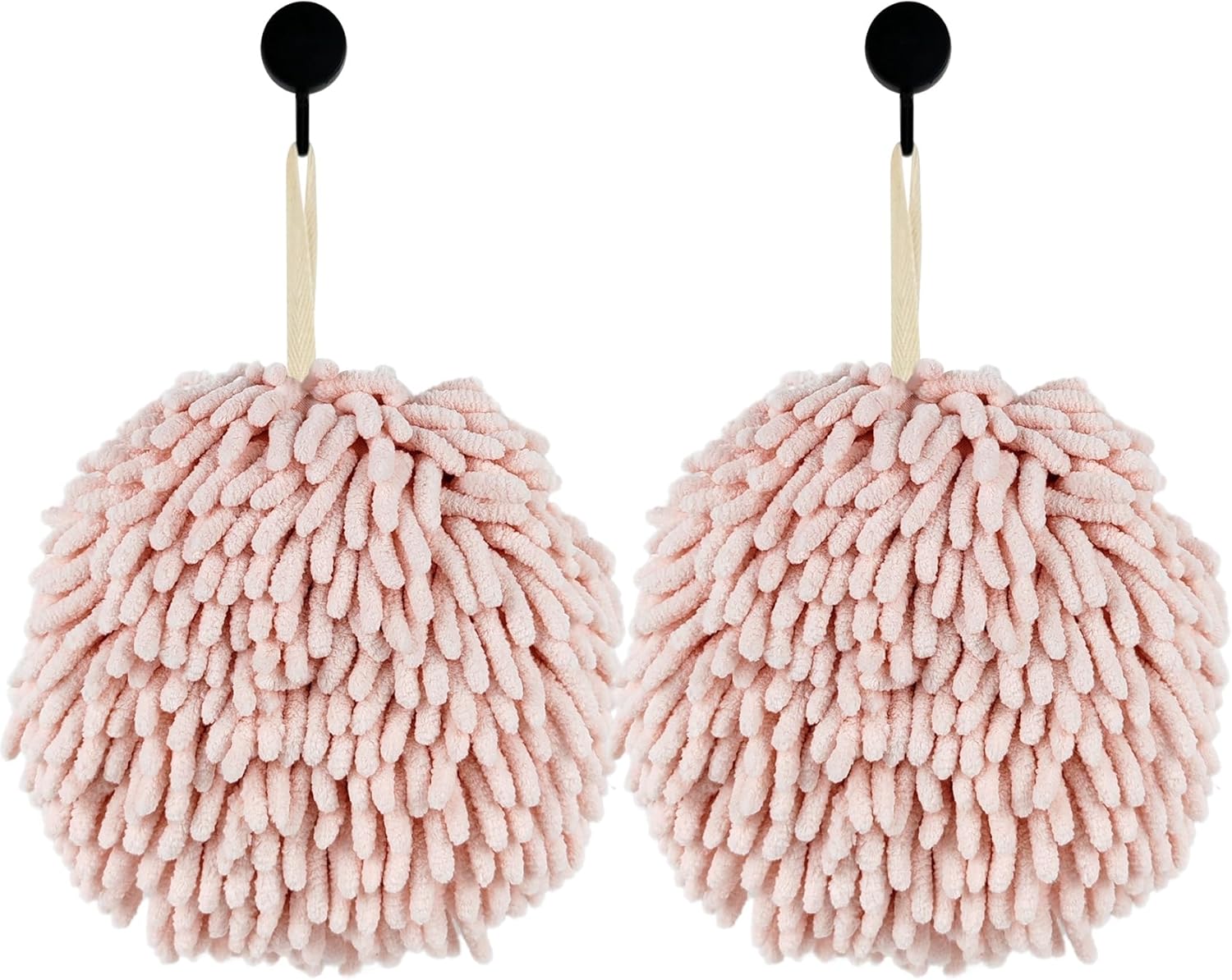 MEET WANT Fuzzy Ball Hand Towels