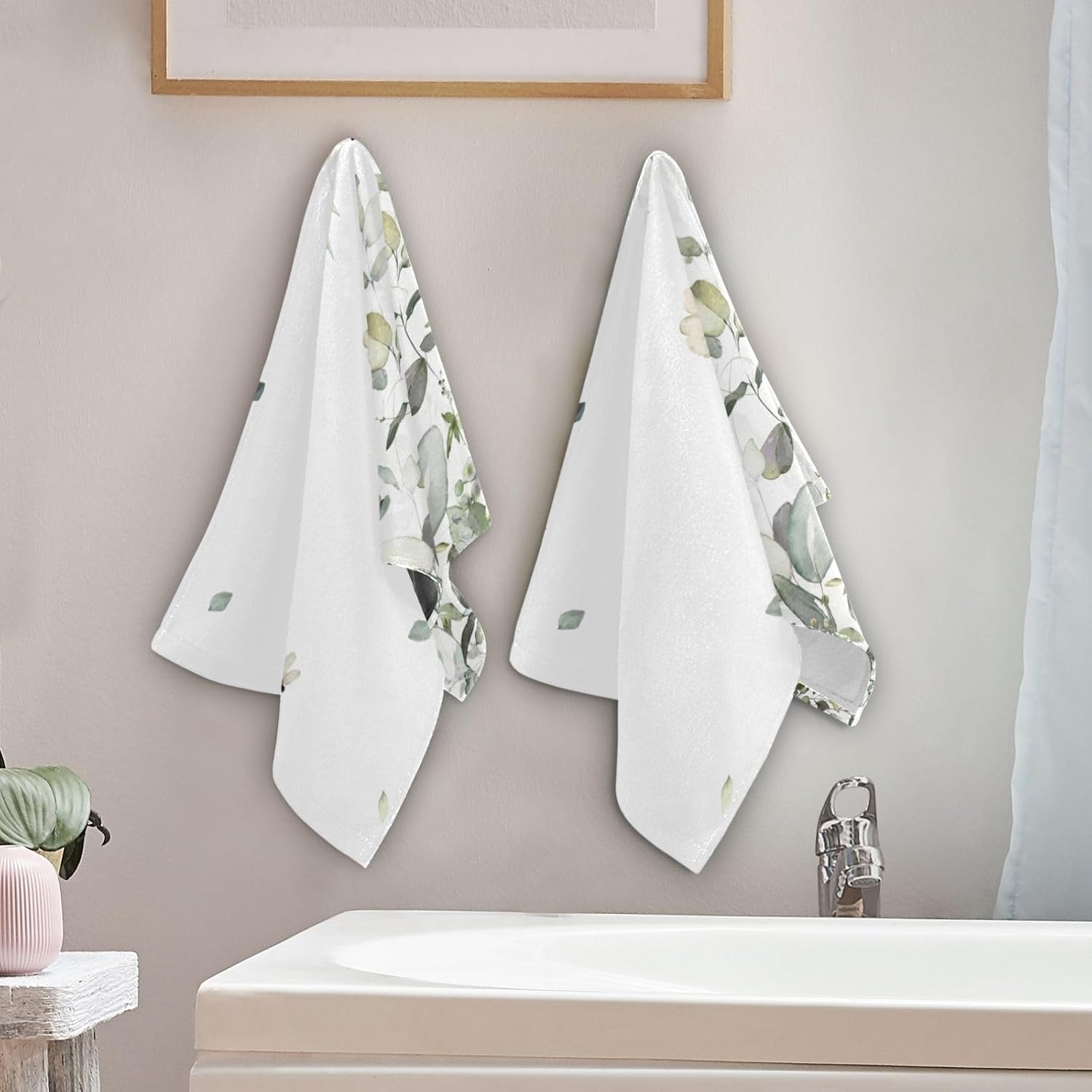 Sumneesha Sage Green Bathroom Towels