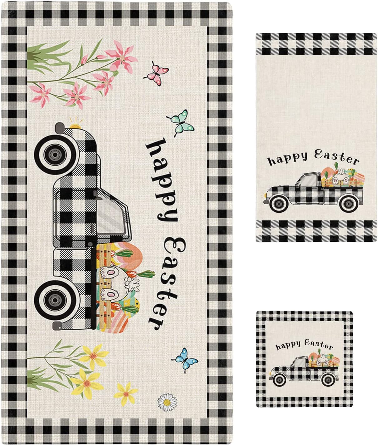 Stylish Easter Luxury Bath Towels Set