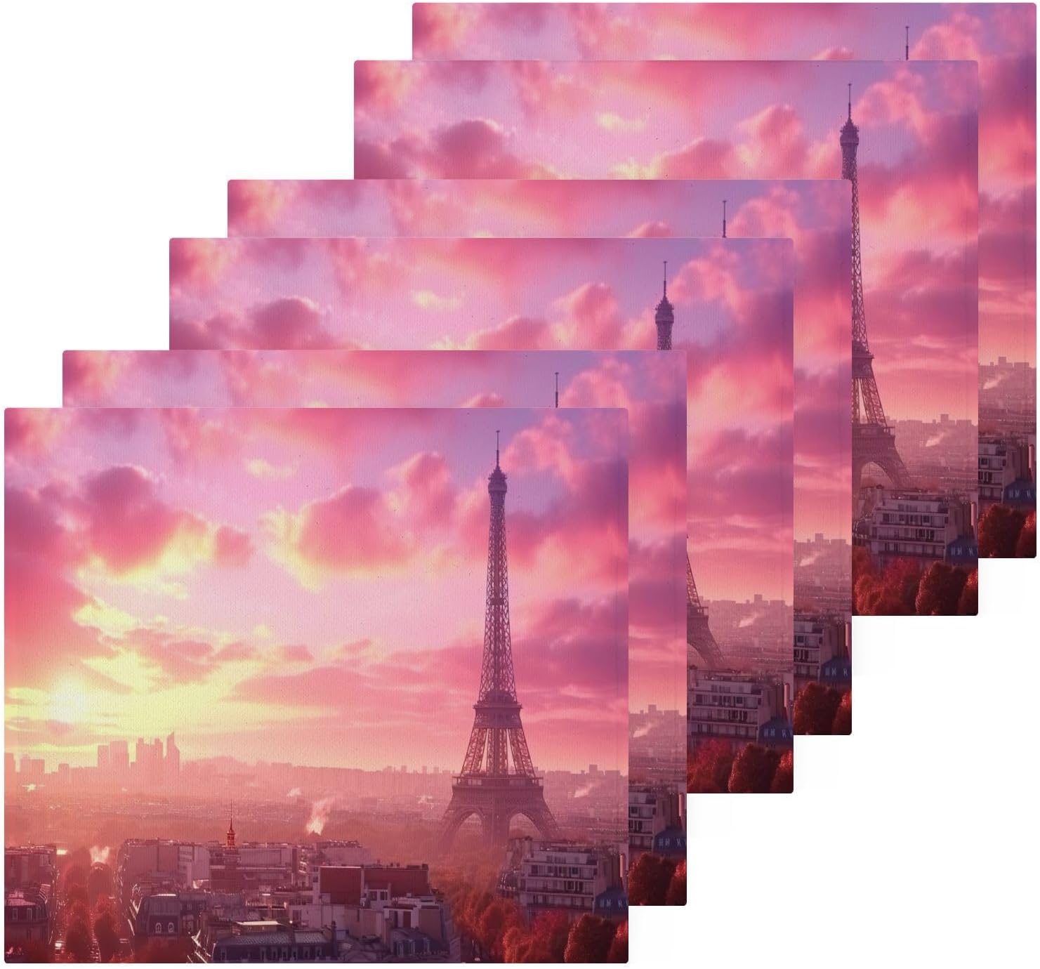 Eiffel Tower Washcloths 2 Pack