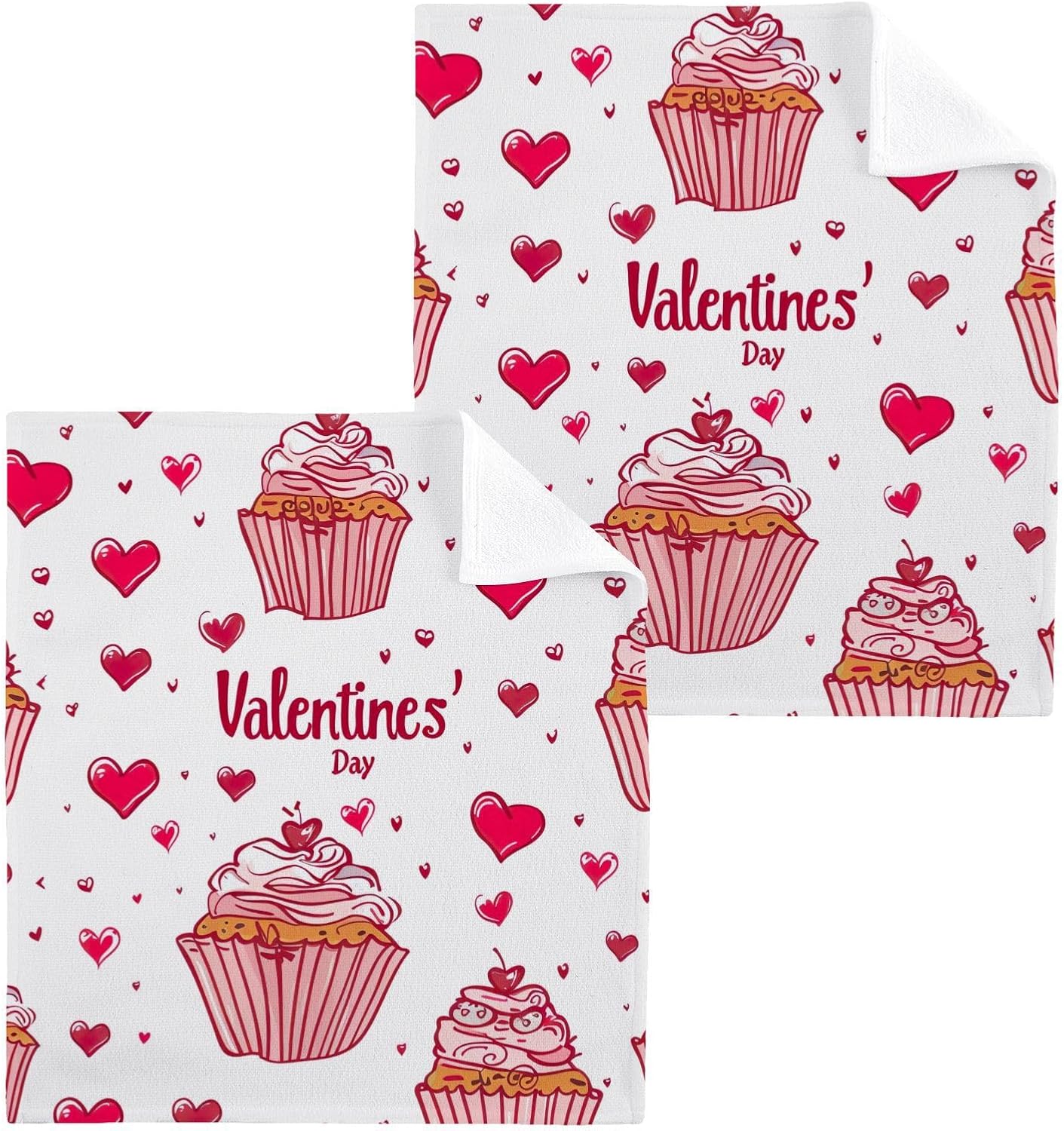 Cupcake Washcloth 2-Pack Set