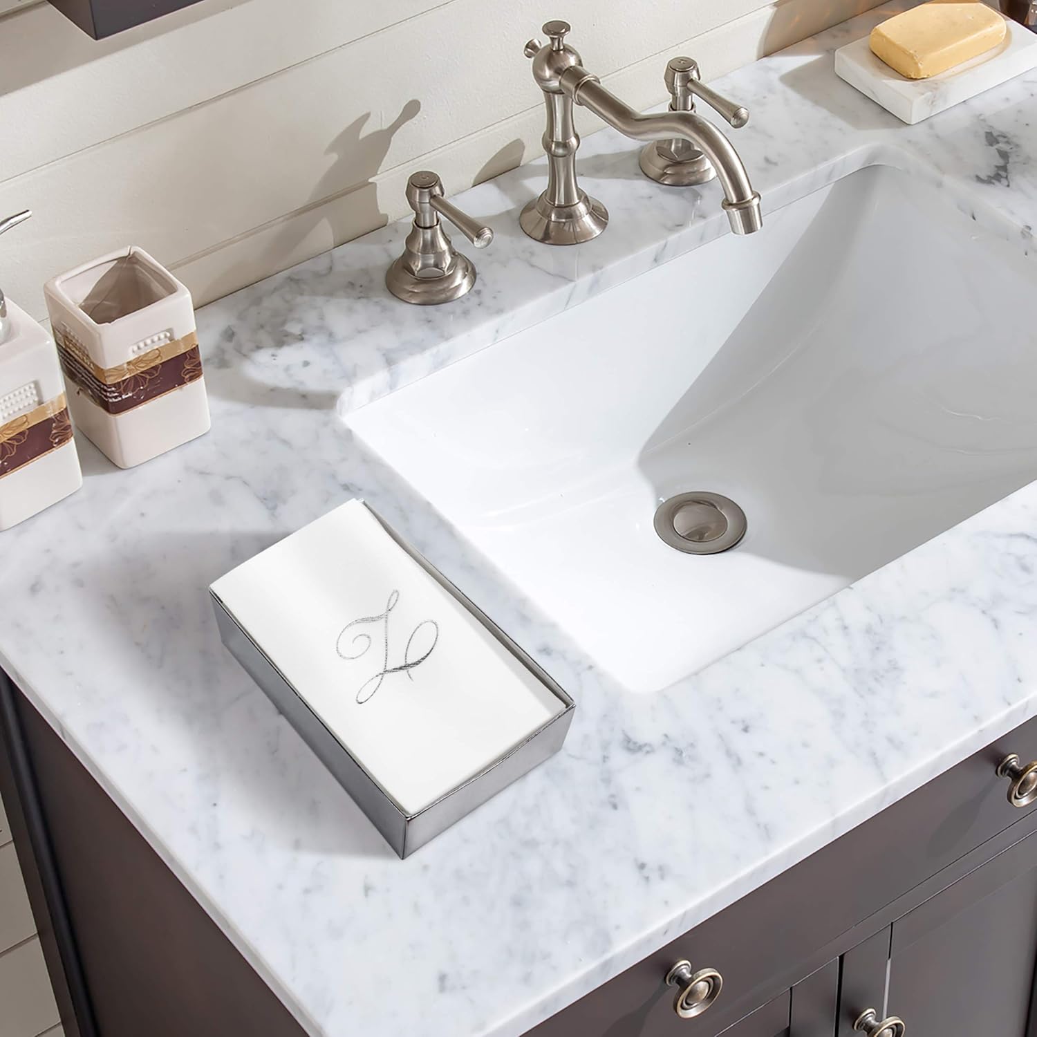 Monogrammed Disposable Hand Towels for Guests