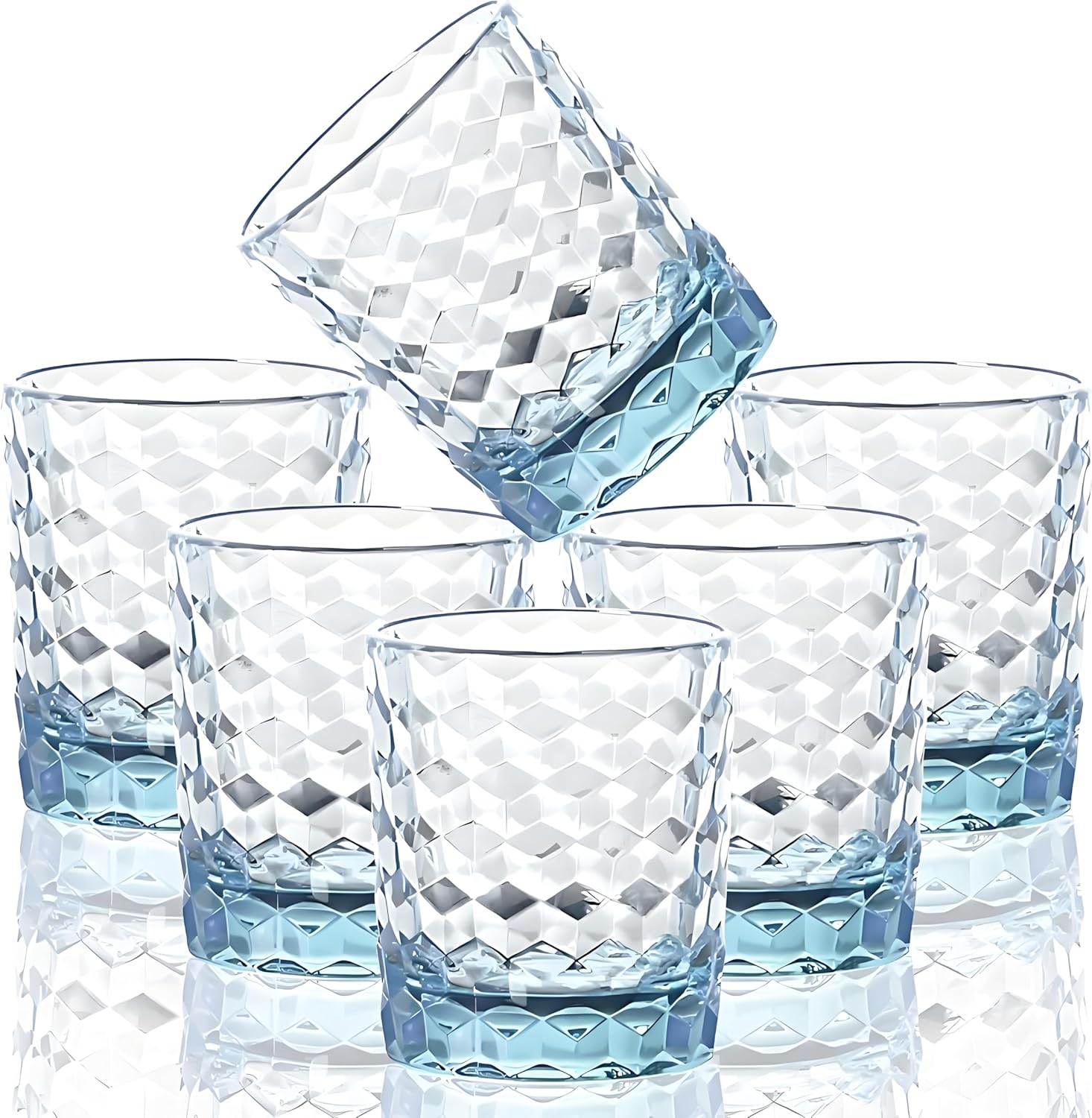 Tritan Shatterproof Glassware Set for Home Kitchen