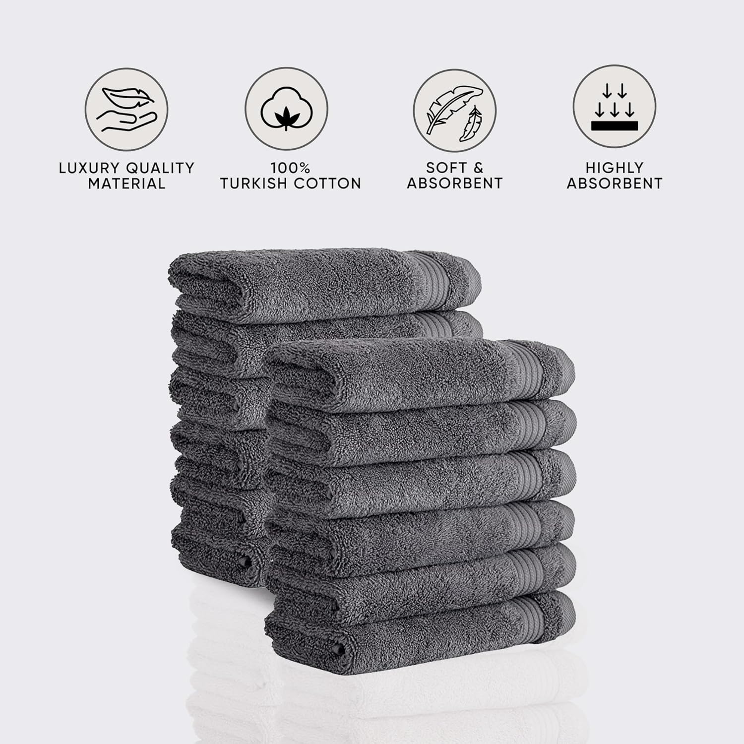Luxury Turkish Cotton Washcloths