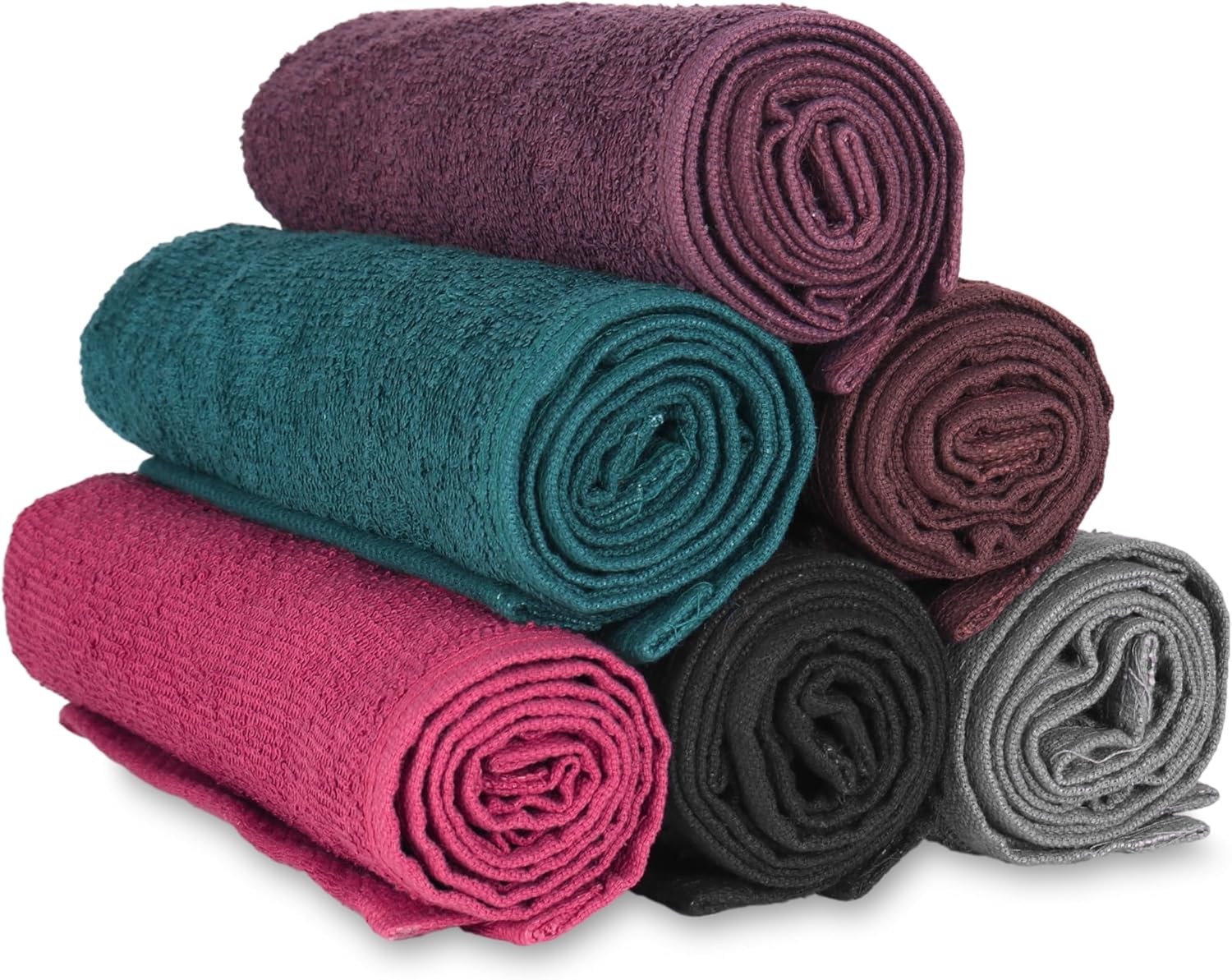 Bleach-Proof Salon Towels 12-Pack Eco-Friendly Hair Stylist Towels