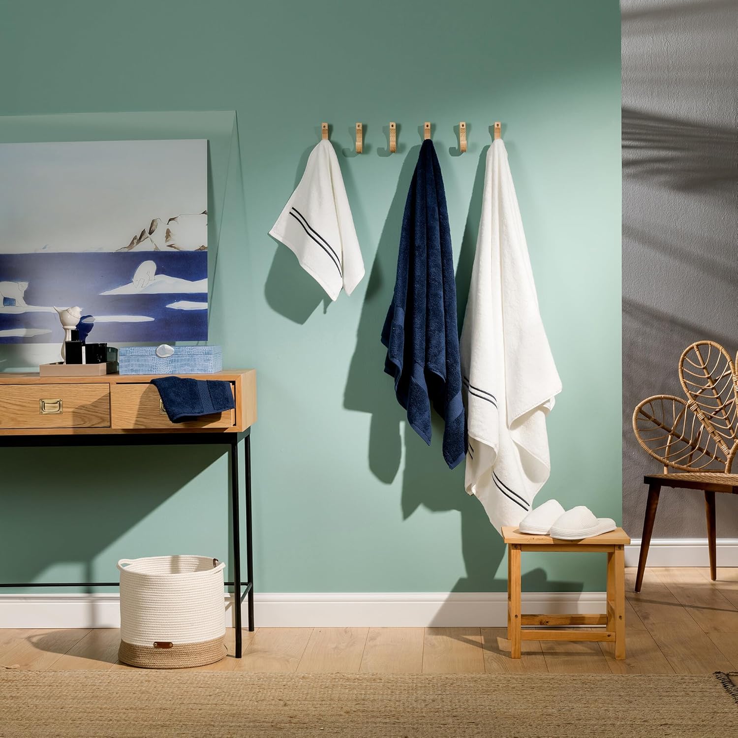 Egyptian Cotton Hand Towels - Premium bath washcloths