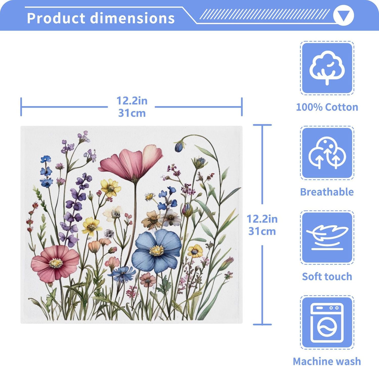 Eco-Friendly Washcloth Set - Fast Drying Durable Towels for All Uses