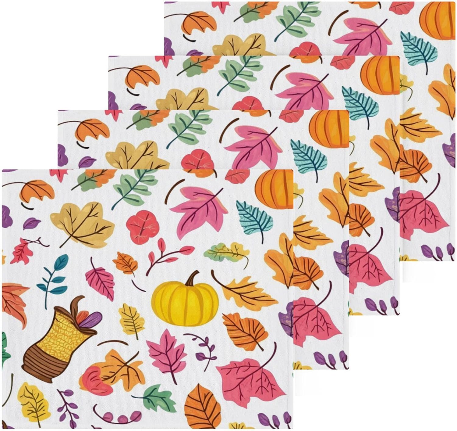 Xigua Autumn Leaves Washcloth Set Ultimate Choice