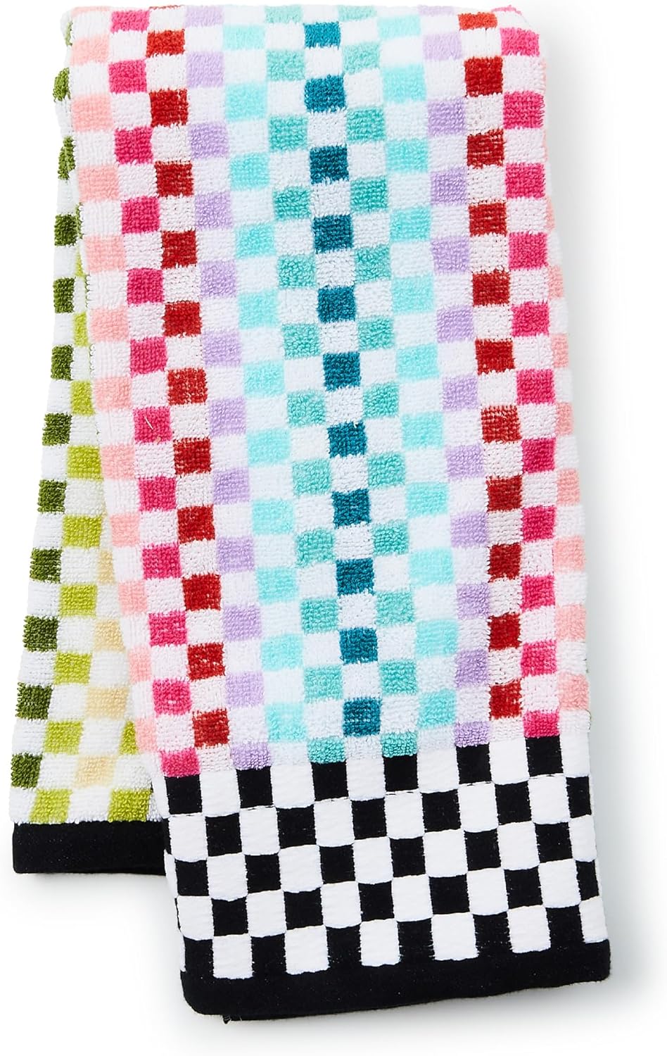 Cutie Rainbow Micro Check Hand Towel