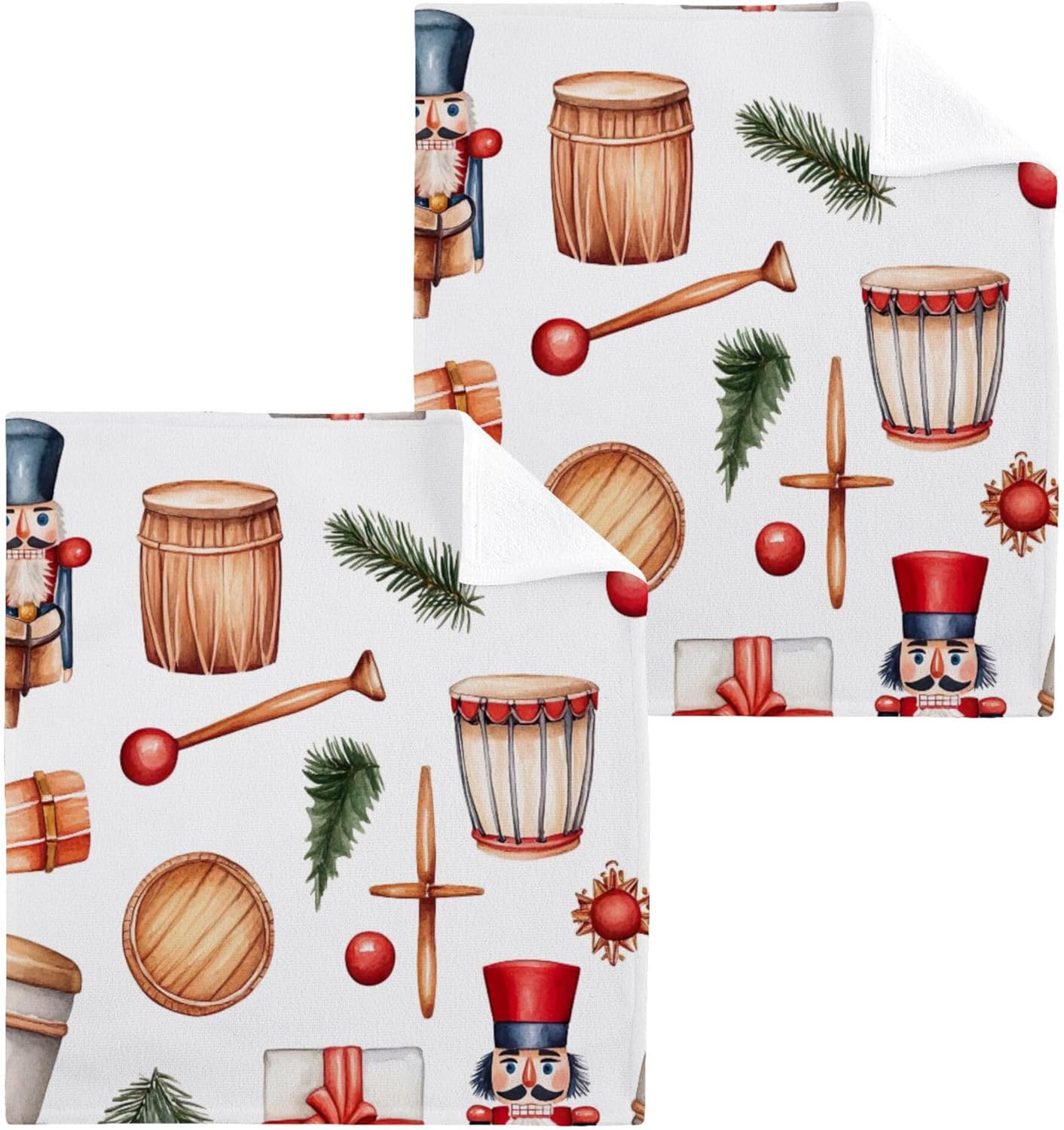 Xigua Christmas Washcloth Set