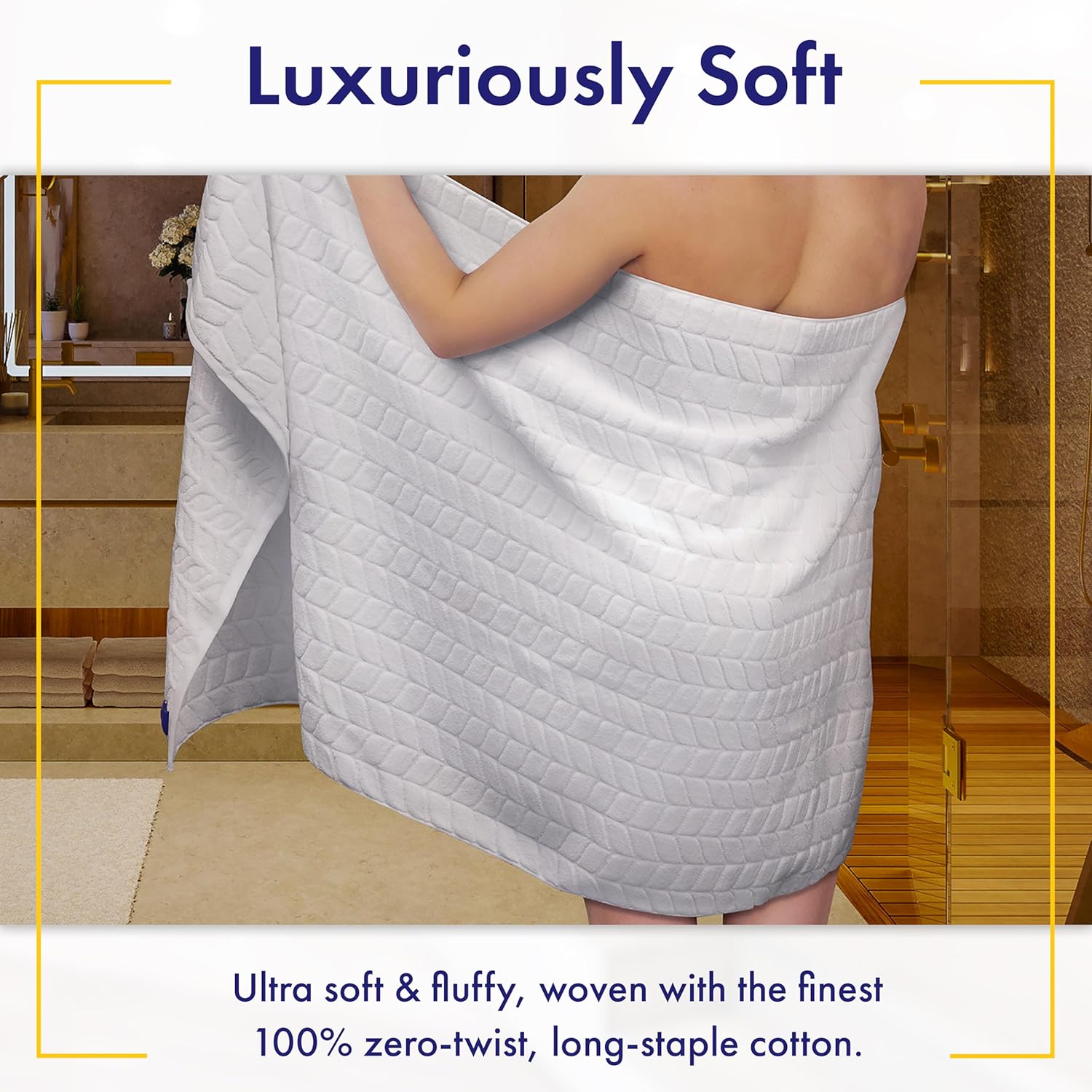 Luxury Washcloth Set Premium Soft and Durable