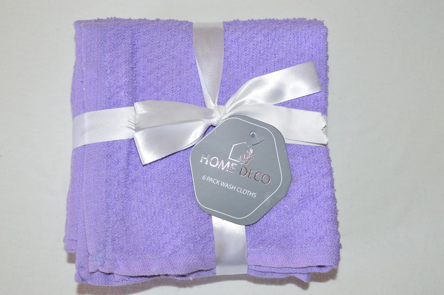 100 Cotton Washcloths Set of 6 Made in India