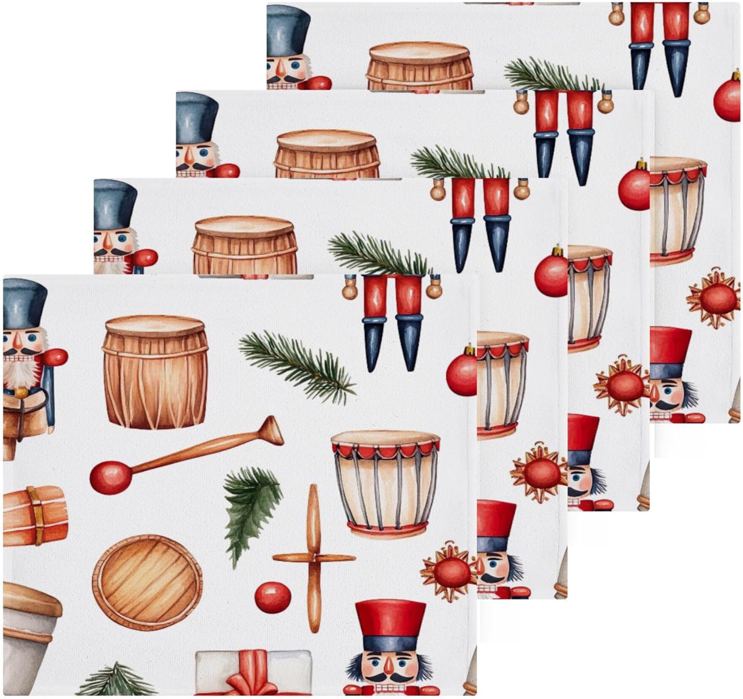 Xigua Christmas Washcloth Set