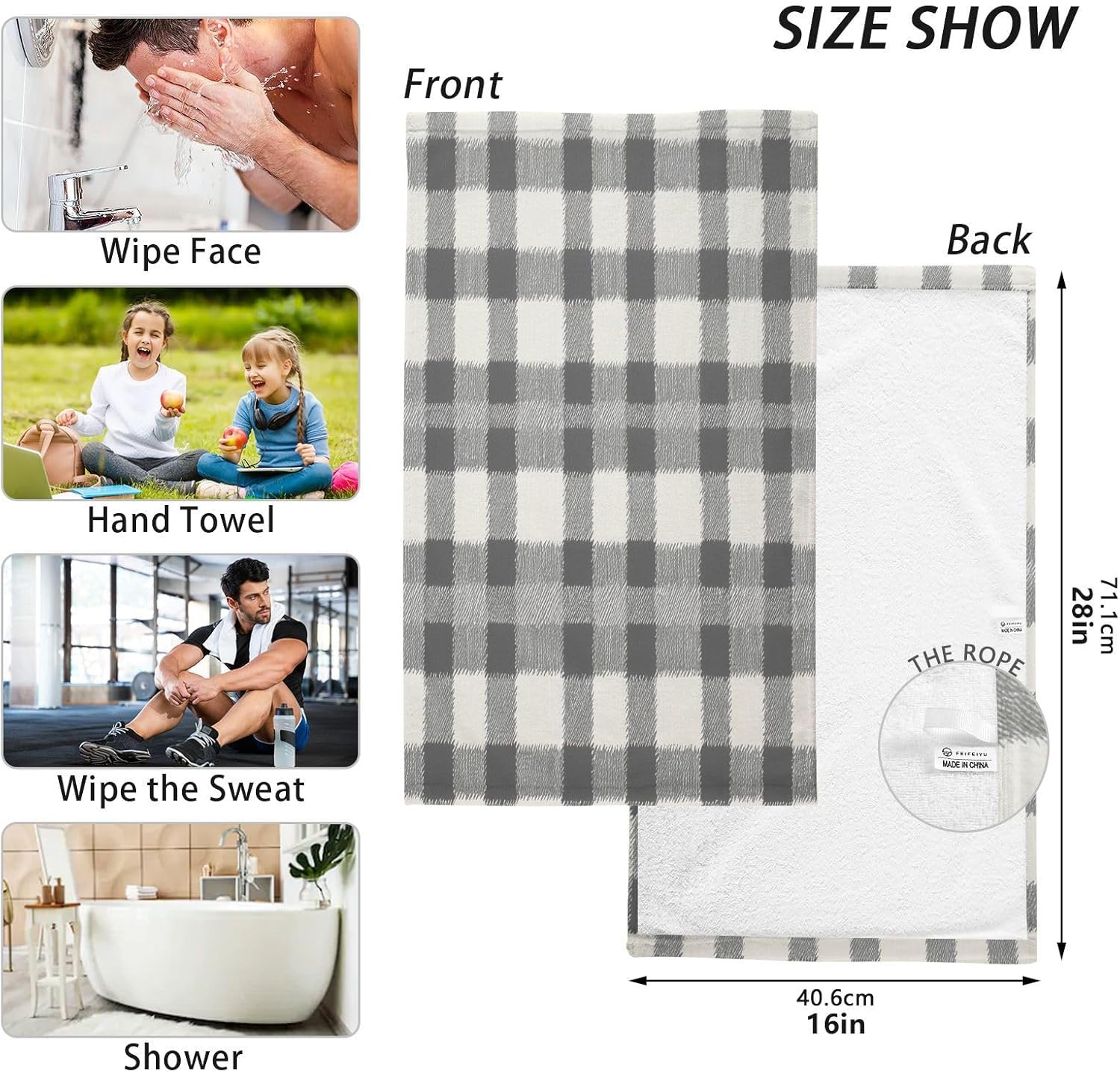 CEBUGI Premium Washcloth Set