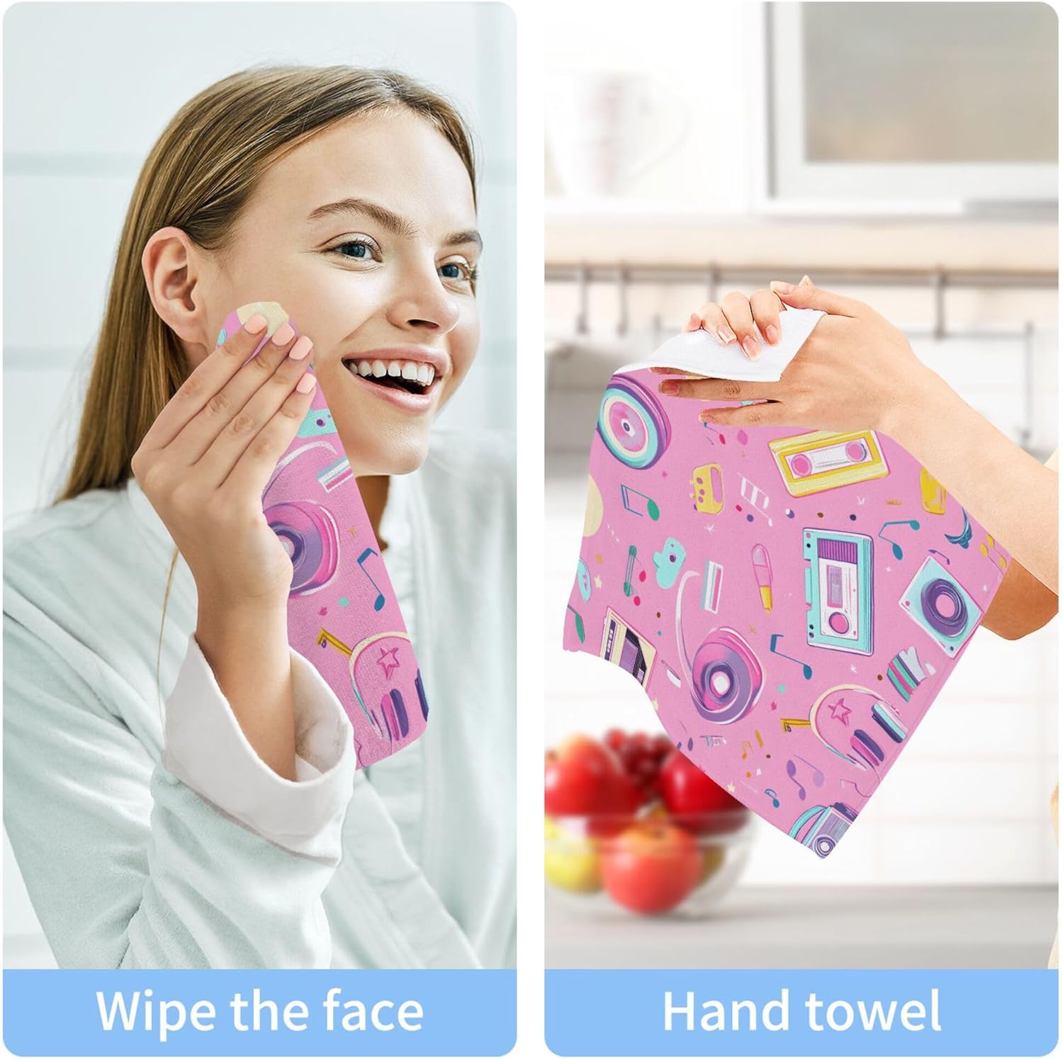 Sturdy and Soft Washcloth Set for Home Travel
