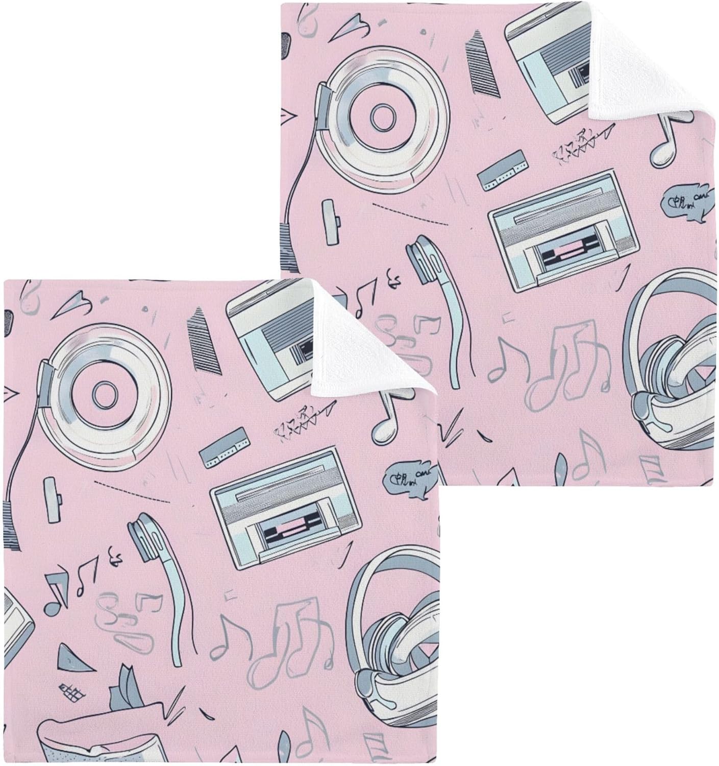 Premium Absorbent Cassette Tapes Washcloths for Fast Dry Individuals