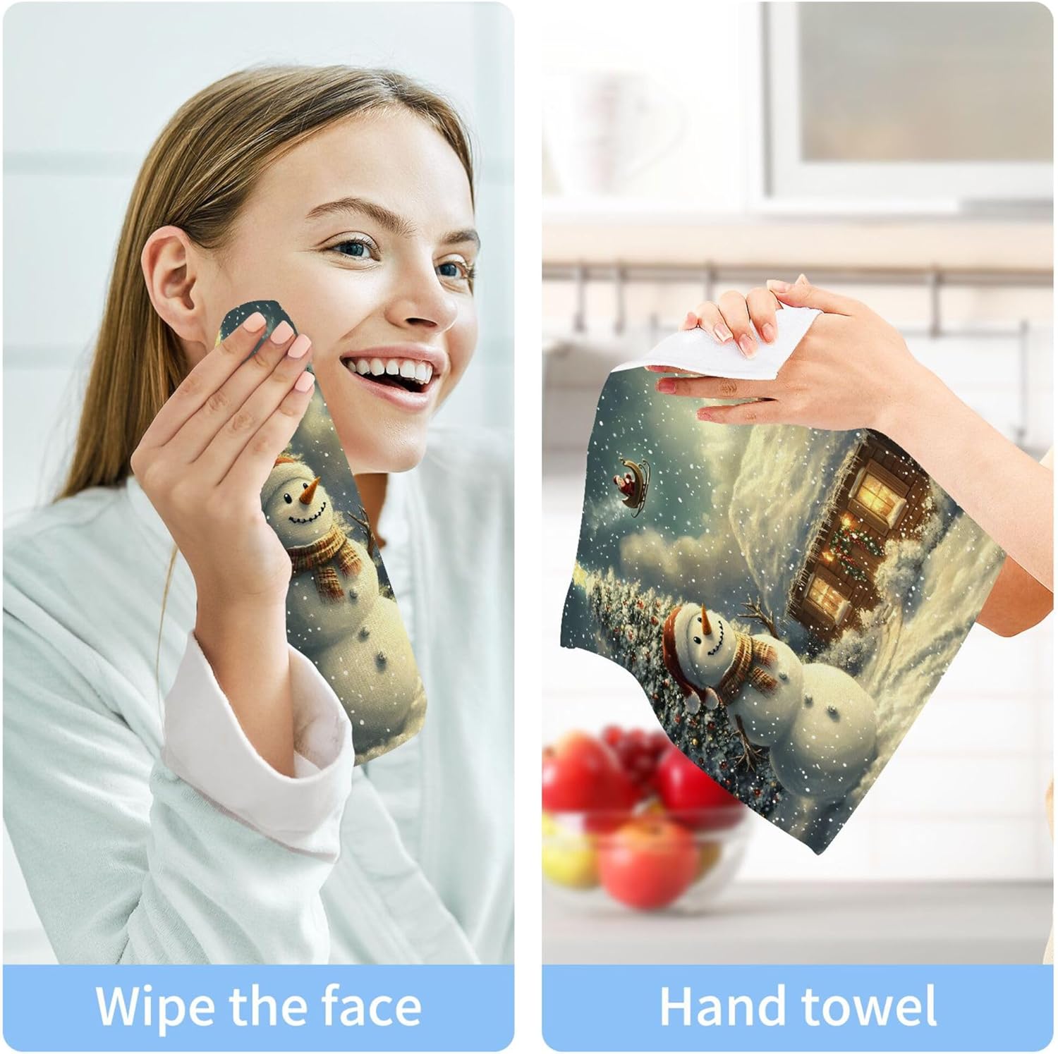 FingerTips Washcloth Set MultiPurpose Fast Drying