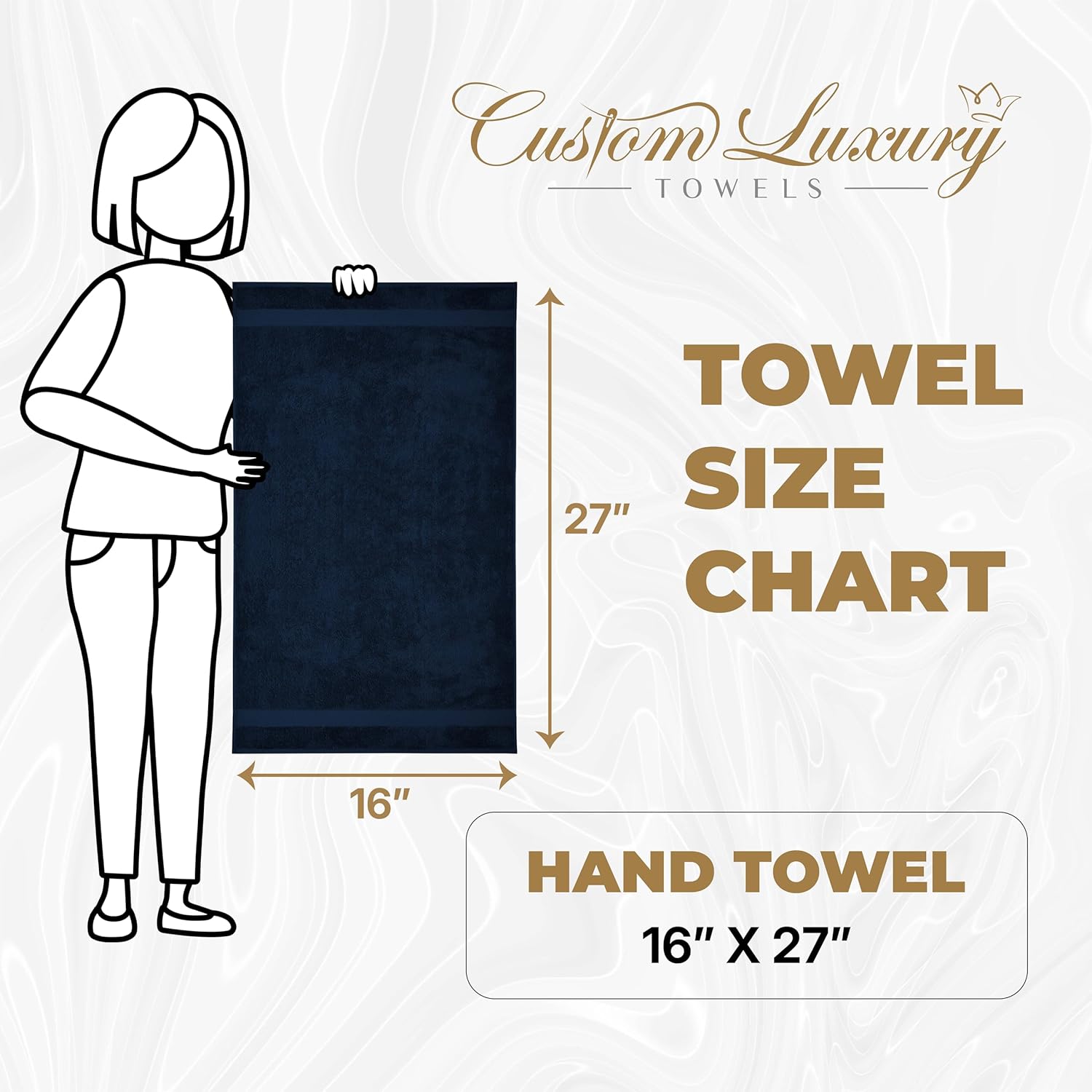 Monogrammed Luxury Hand Towels