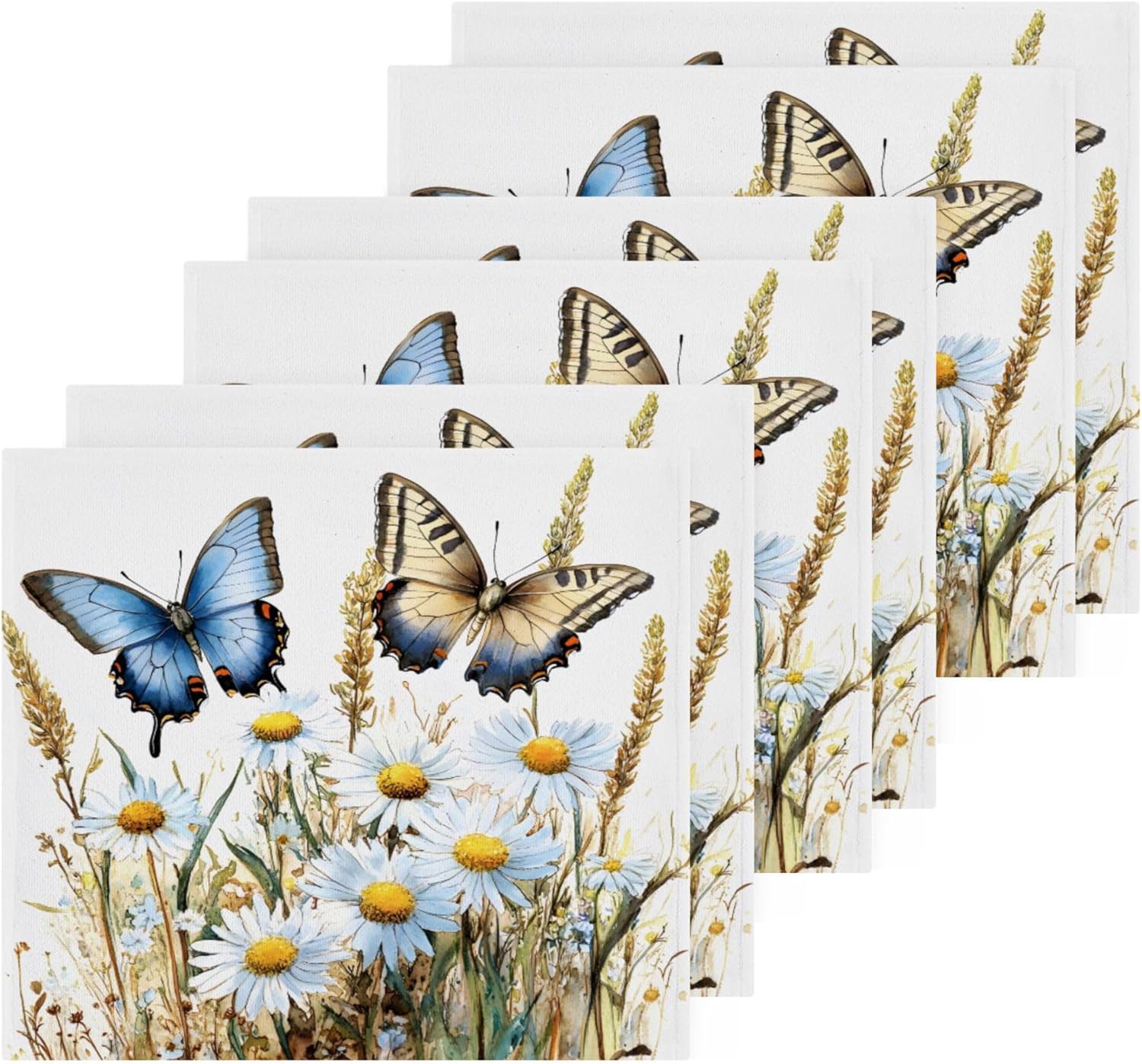 Xigua Wildflowers Fast Drying Washcloth Set