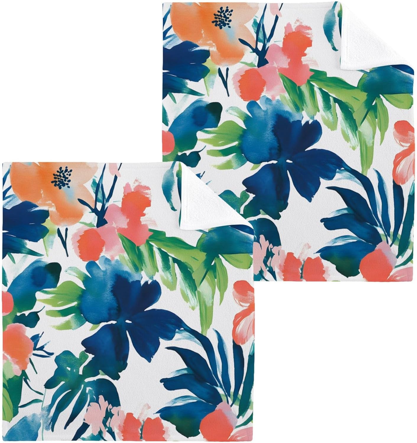 Cute Watercolor Washcloths for Hygiene Style