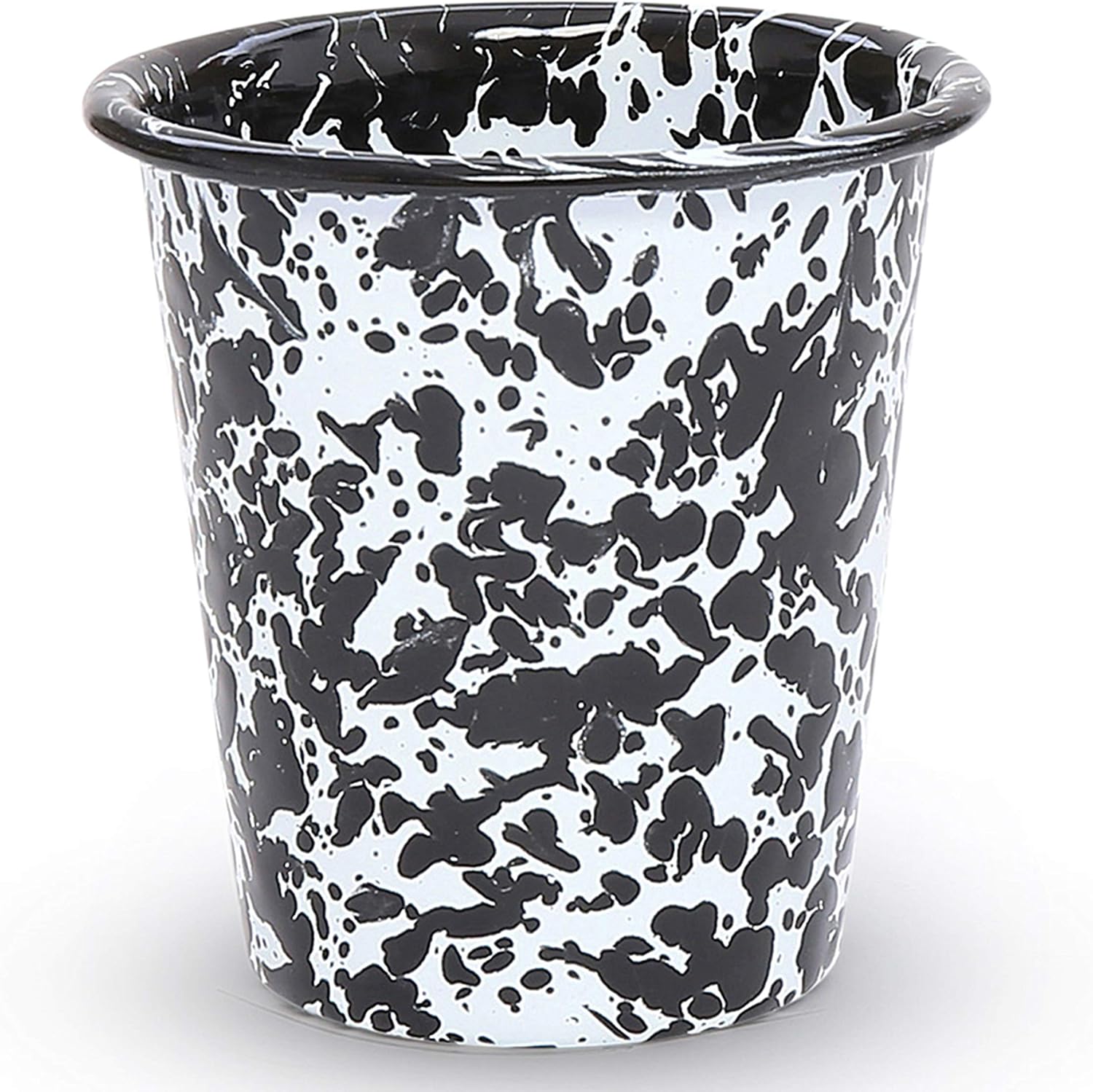 Crow Canyon Home Tumbler 10oz BlackWhite Splatter Single