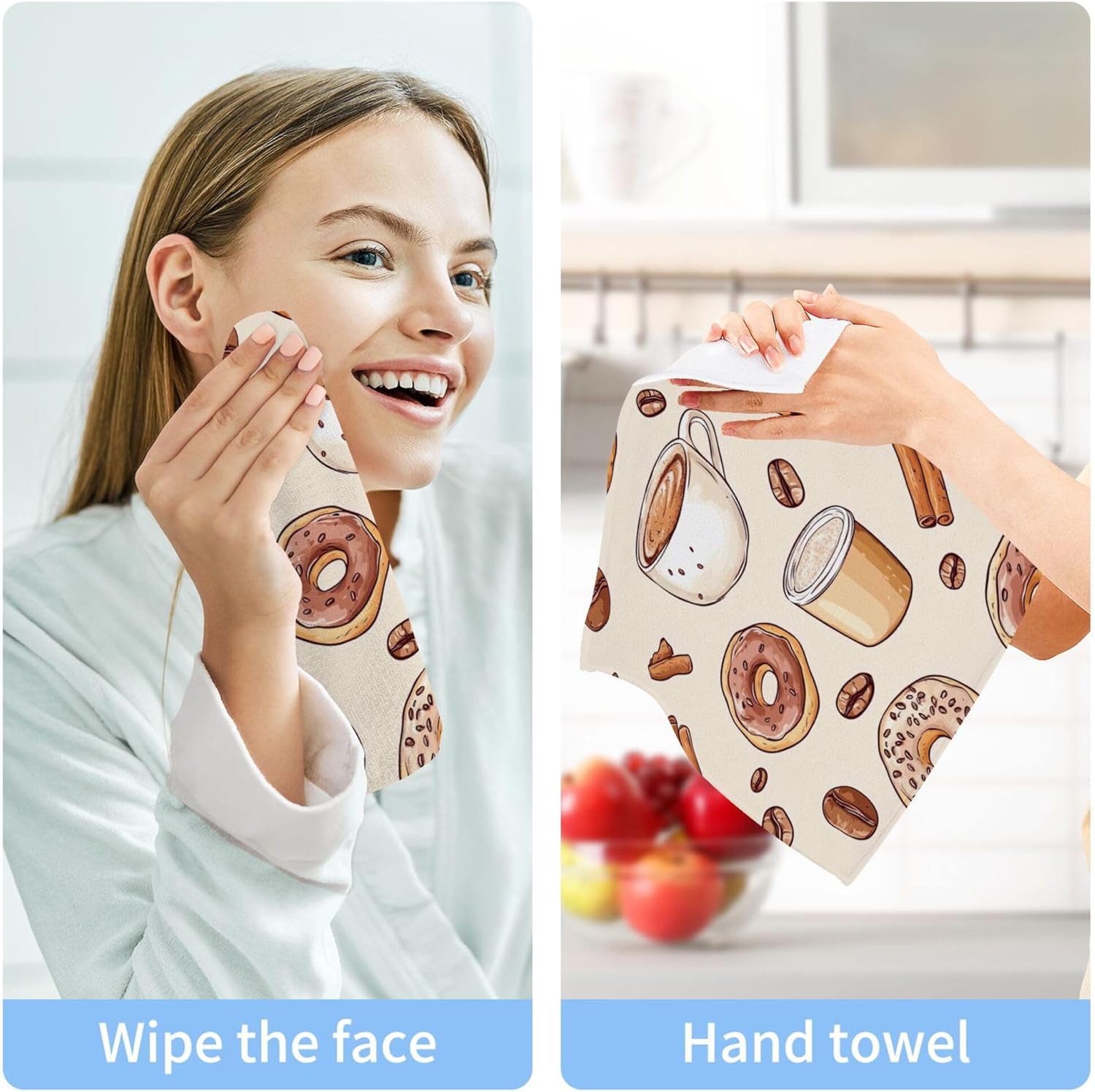 Style Thick Cotton Face Towels for Hygiene Comfort