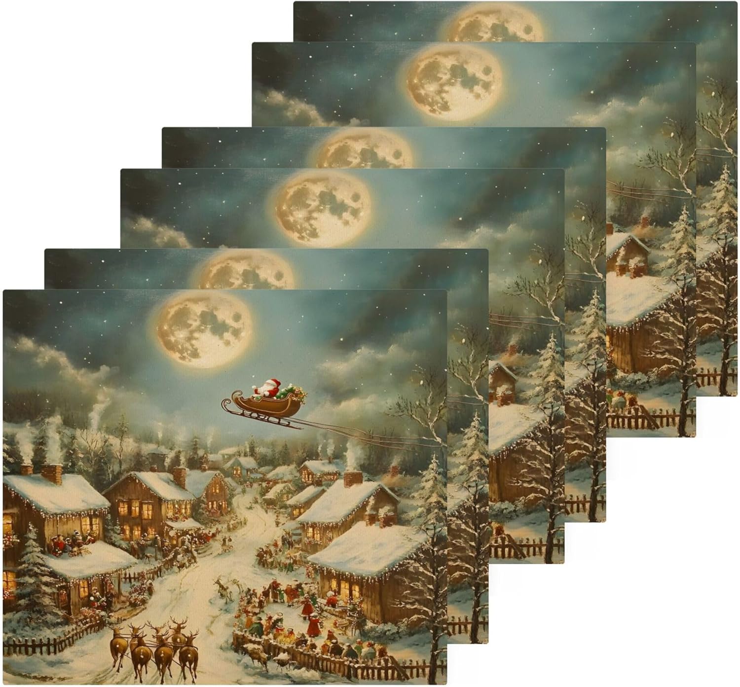 Xigua Christmas Washcloth Set Experience the Joy of Fast Dry