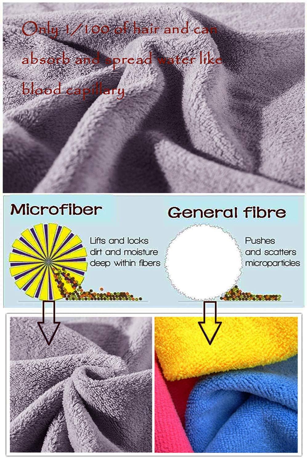 Quick-Dry Microfiber Washcloth Set for Home Gym