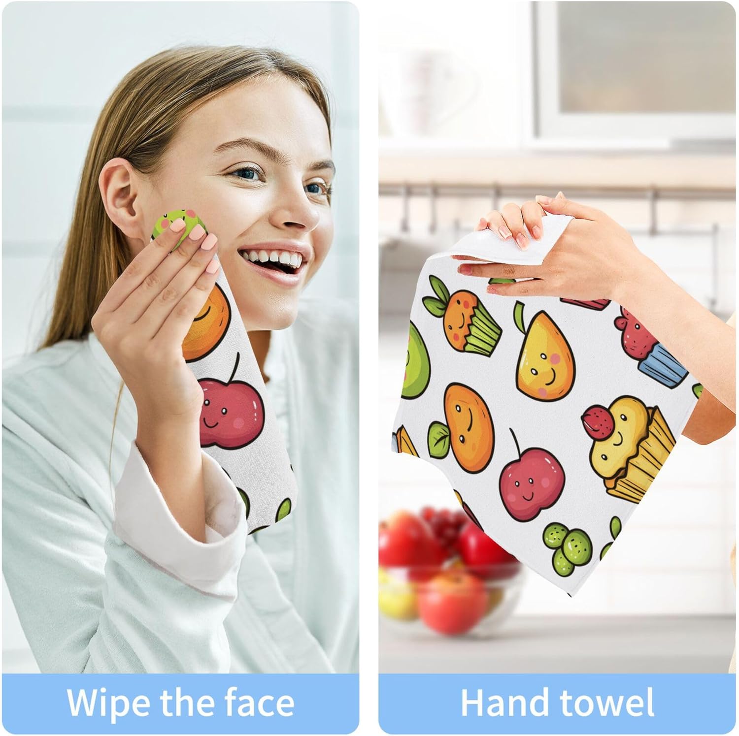 Xigua Loofah Washcloth Set
