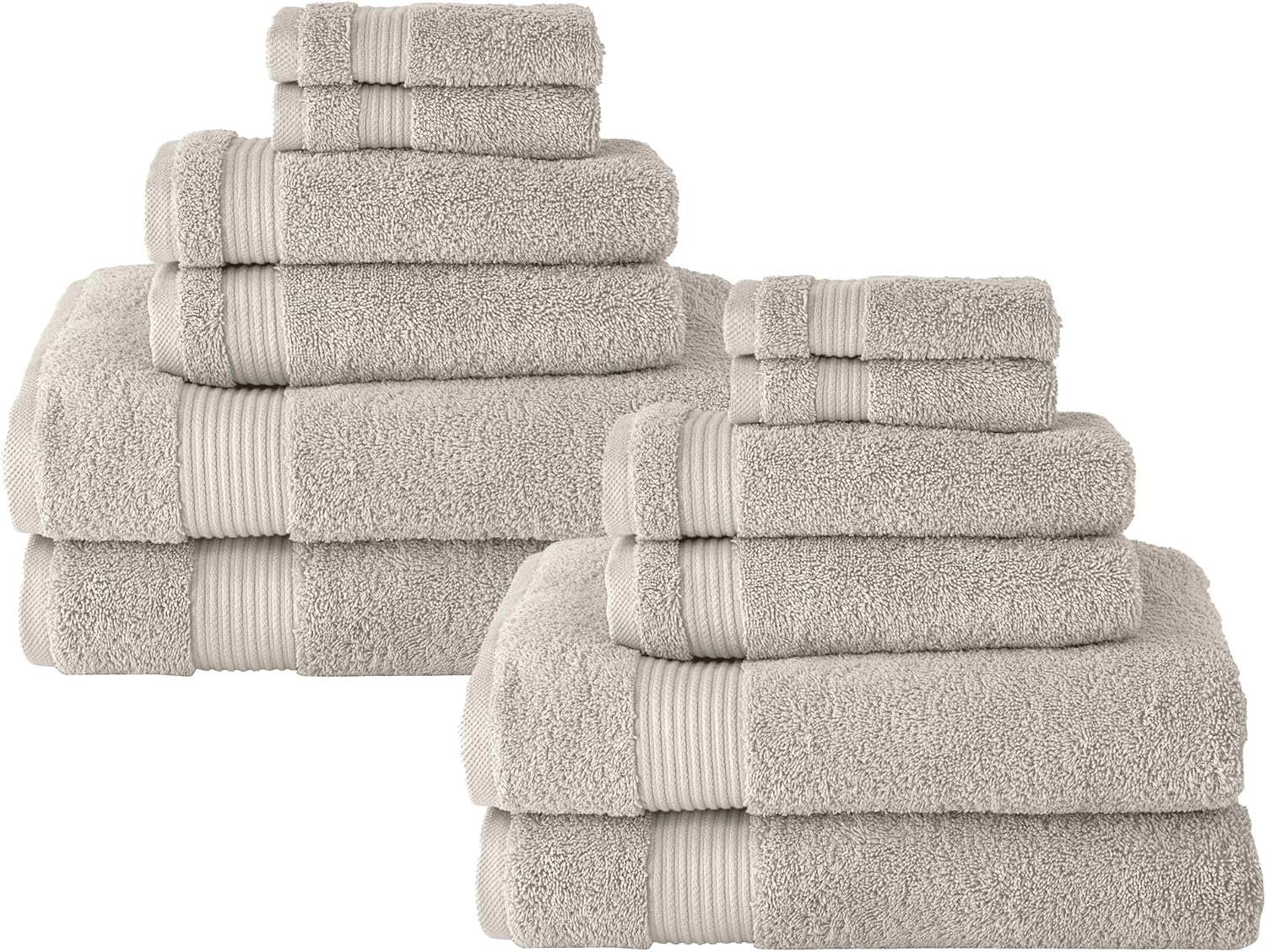 Classic Turkish Towels CTT 12 Piece Family Set