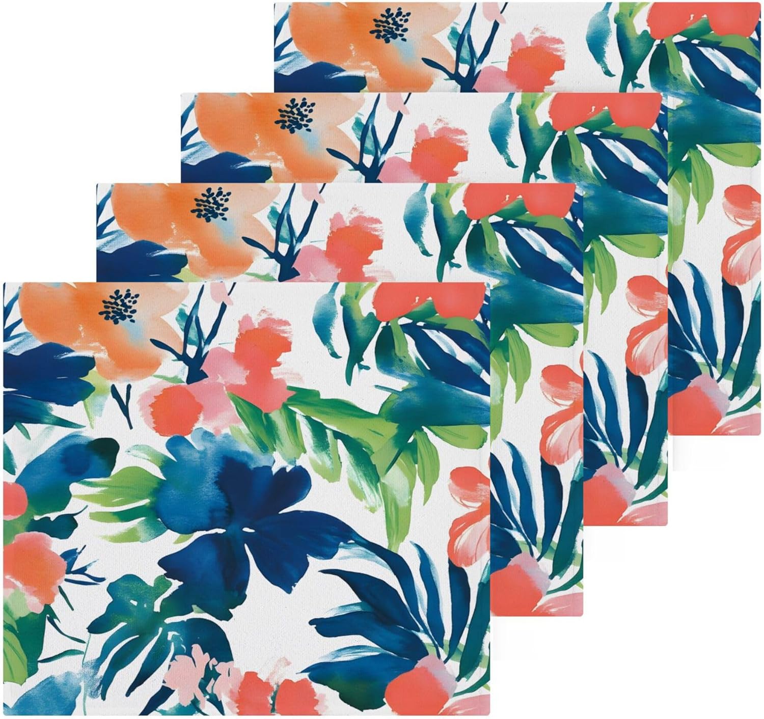Cute Watercolor Washcloths for Hygiene Style
