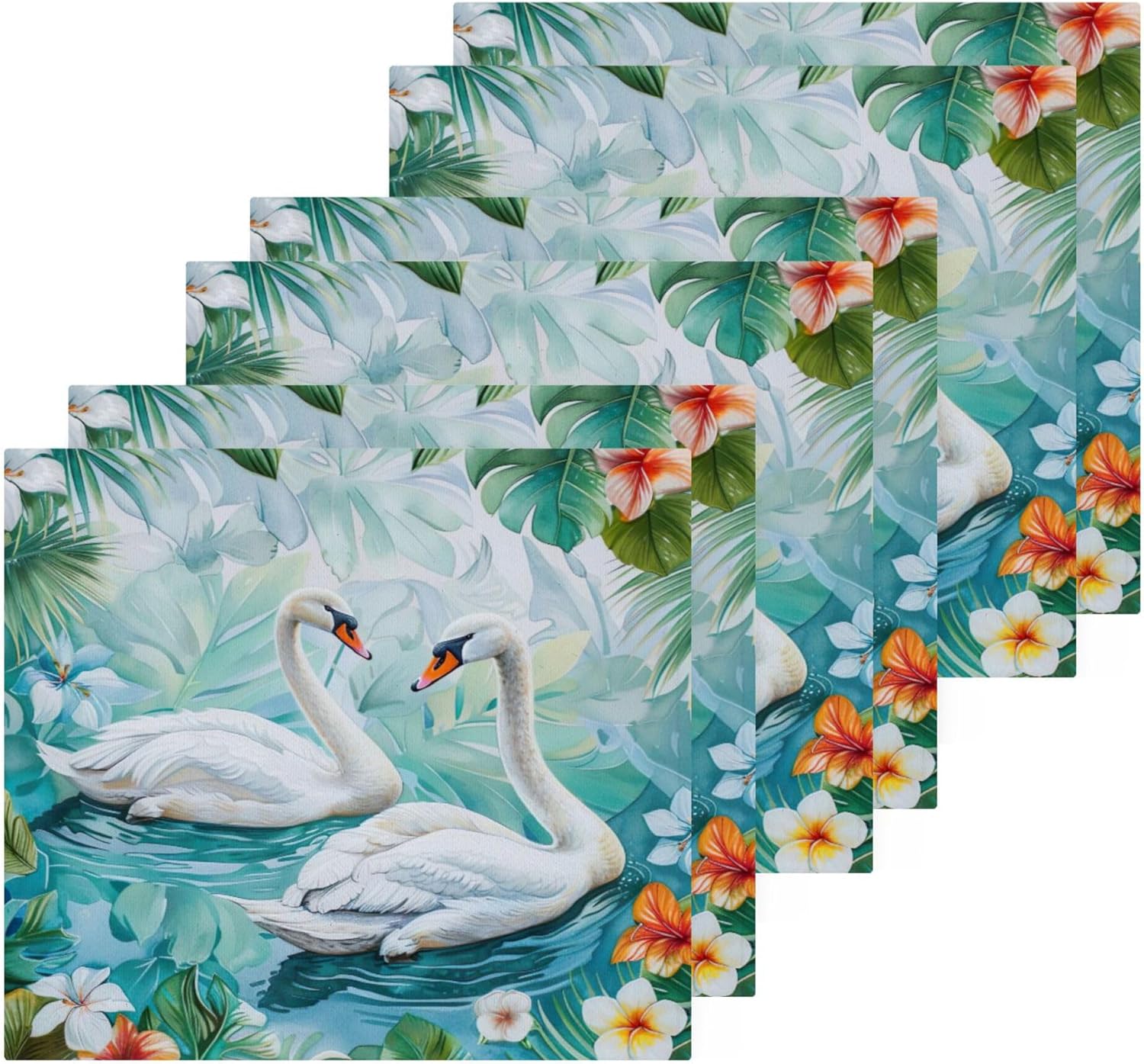 Xigua Swan Washcloth Set - Fast Drying Absorbent