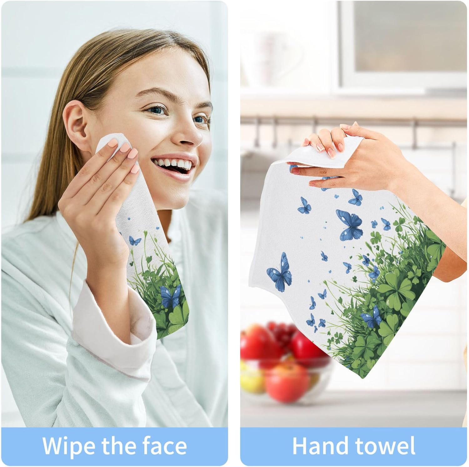 St Parikhs Day Butterfly Washcloth Set