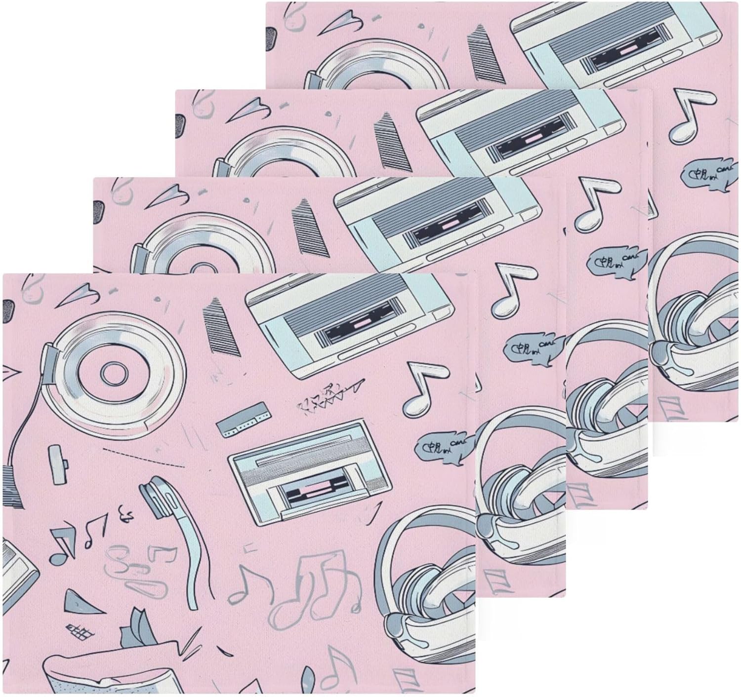 Premium Absorbent Cassette Tapes Washcloths for Fast Dry Individuals